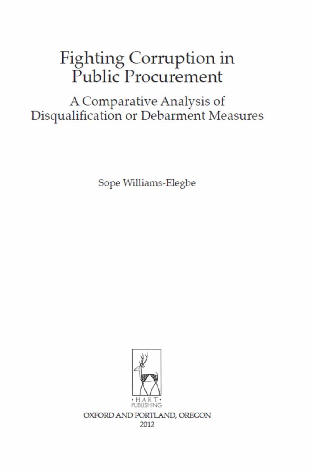 Fighting Corruption in Public Procurement A Comparative Analysis of ...