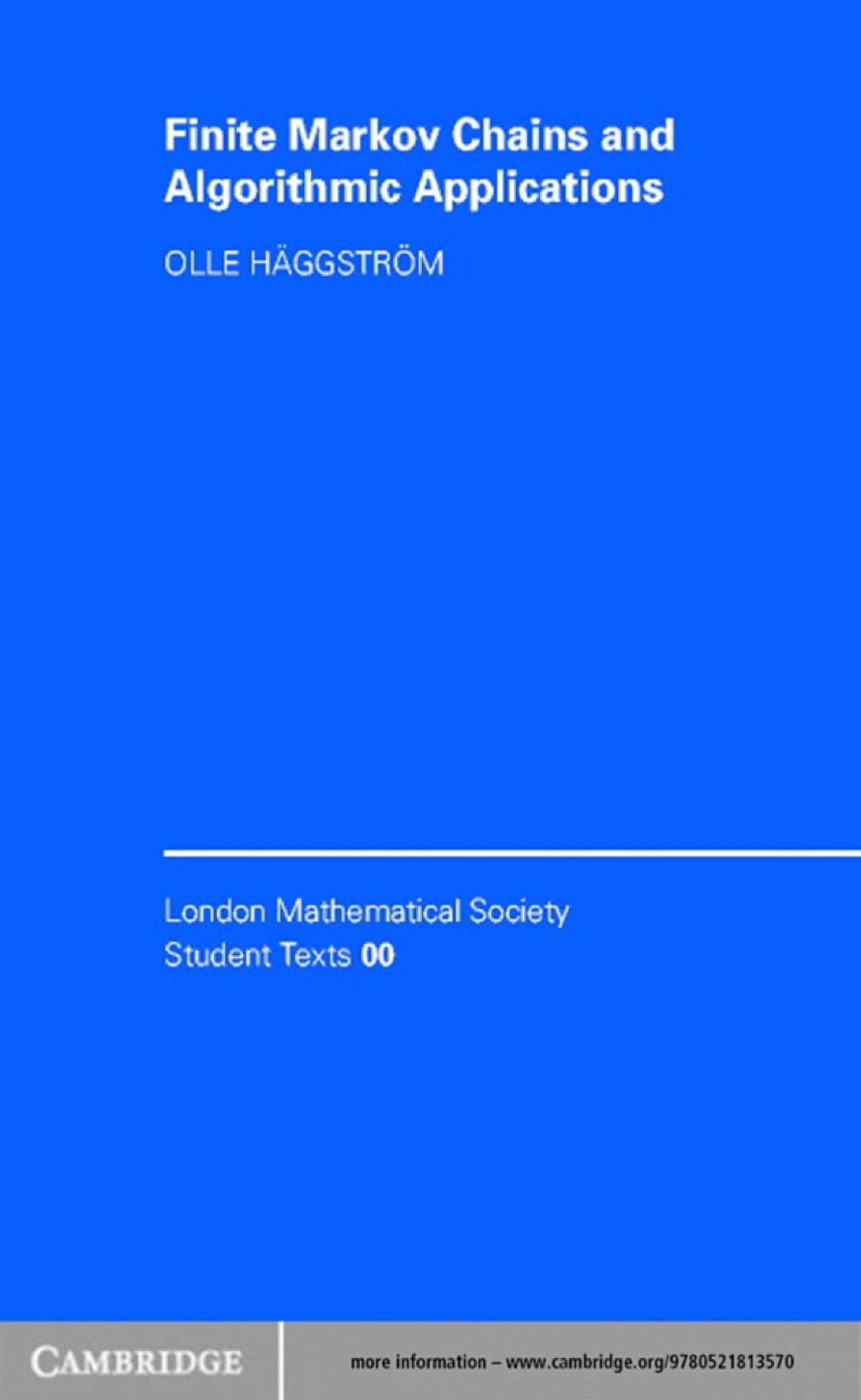 Finite Markov Chains and Algorithmic Applications 1st Edition â€“ PDF ...