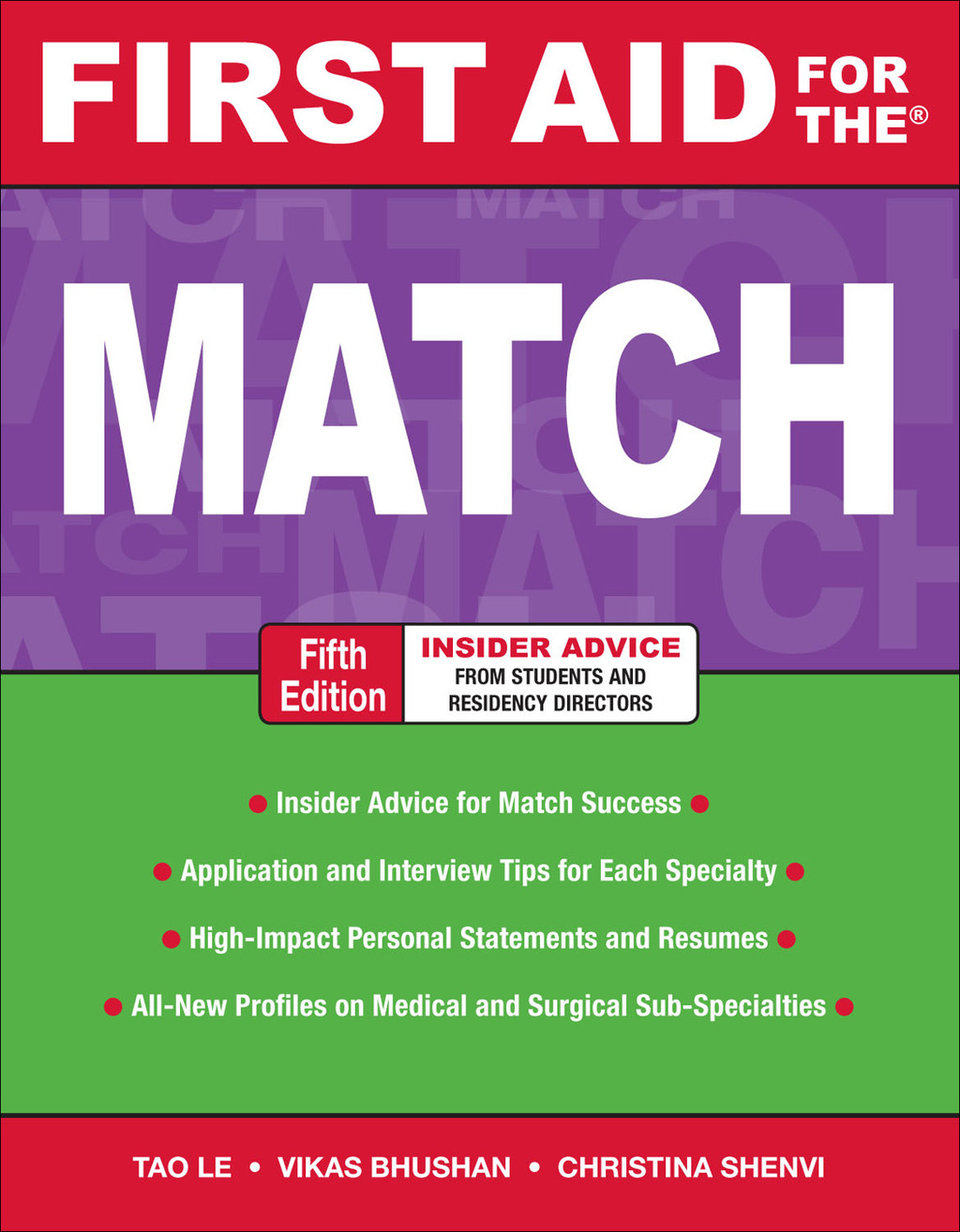 First Aid for the Match, Fifth Edition 5th Edition - (PDF/EPUB Version)