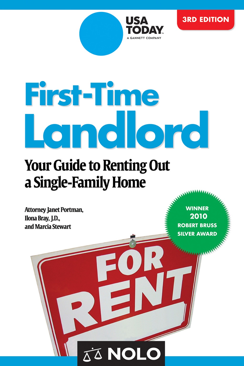 First-Time Landlord: Your Guide to Renting out a Single-Family Home 3rd Edition - (PDF/EPUB Version)