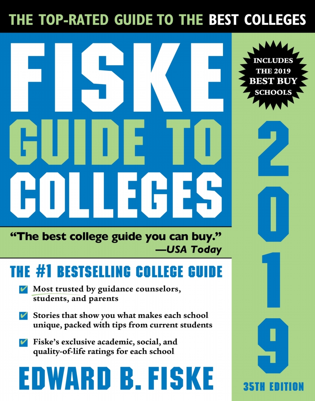 Fiske Guide to Colleges 2019 35th Edition - (PDF/EPUB Version)