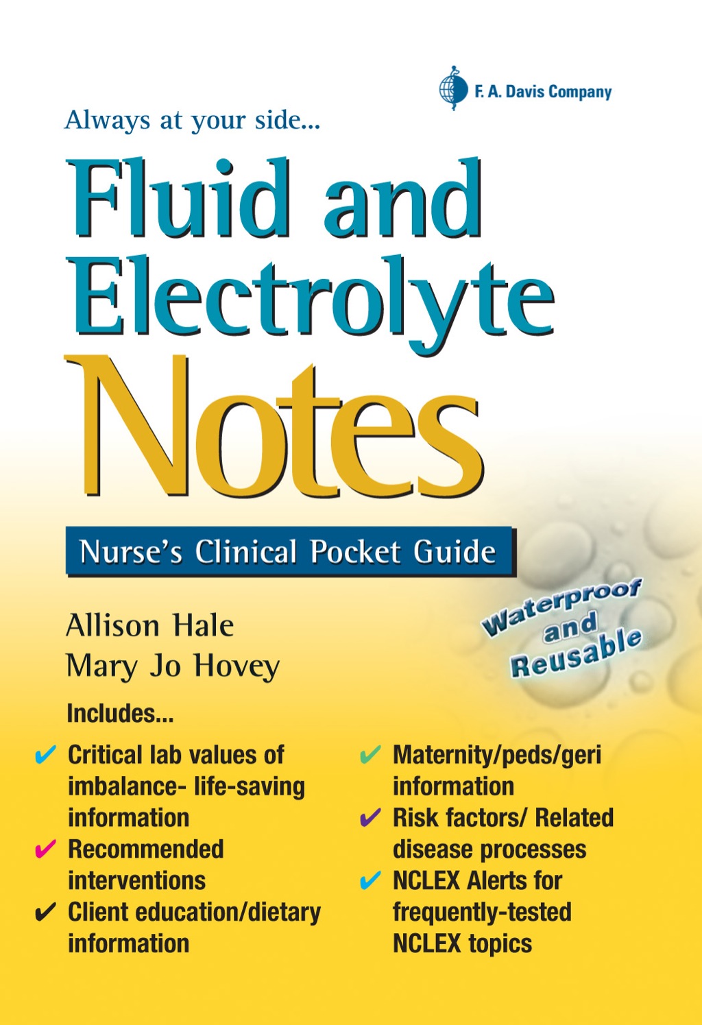 Fluid and Electrolyte Notes: Nurse's Clinical Pocket Guide 1st Edition - (PDF/EPUB Version)