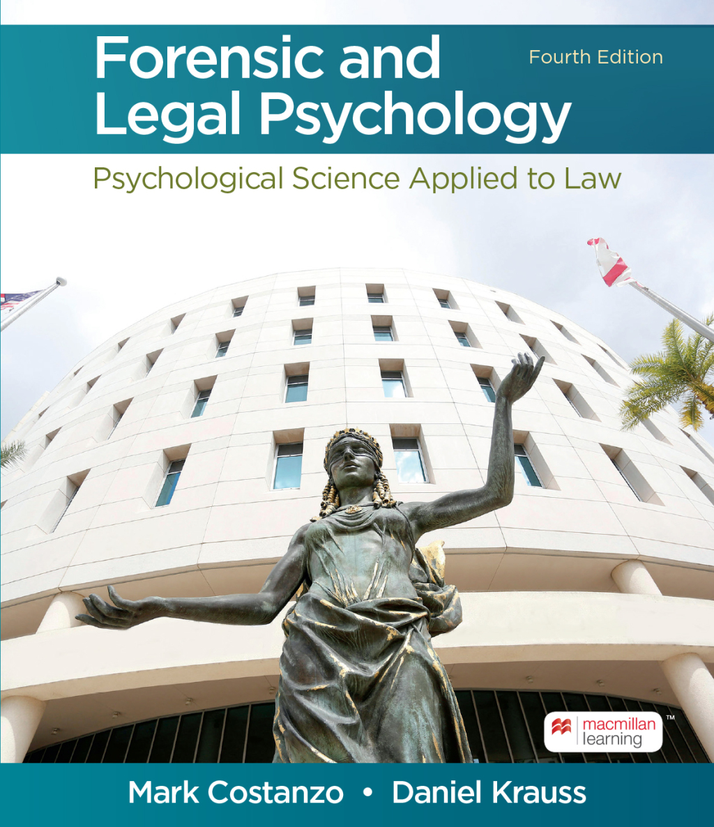 Forensic and Legal Psychology Psychological Science Applied to Law 5th ...