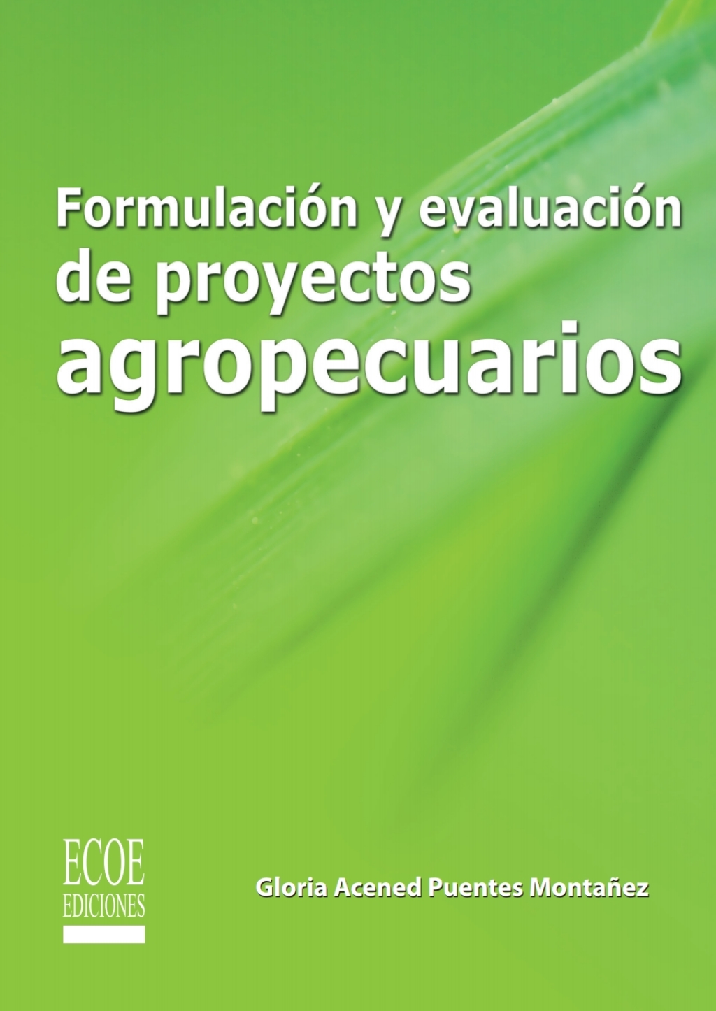 FormulaciÃ³n y evaluaciÃ³n de proyectos agropecuarios. Estructura del proyecto agropecuario, con enfoque de marco lÃ³gico 1st Edition - (PDF/EPUB Version)