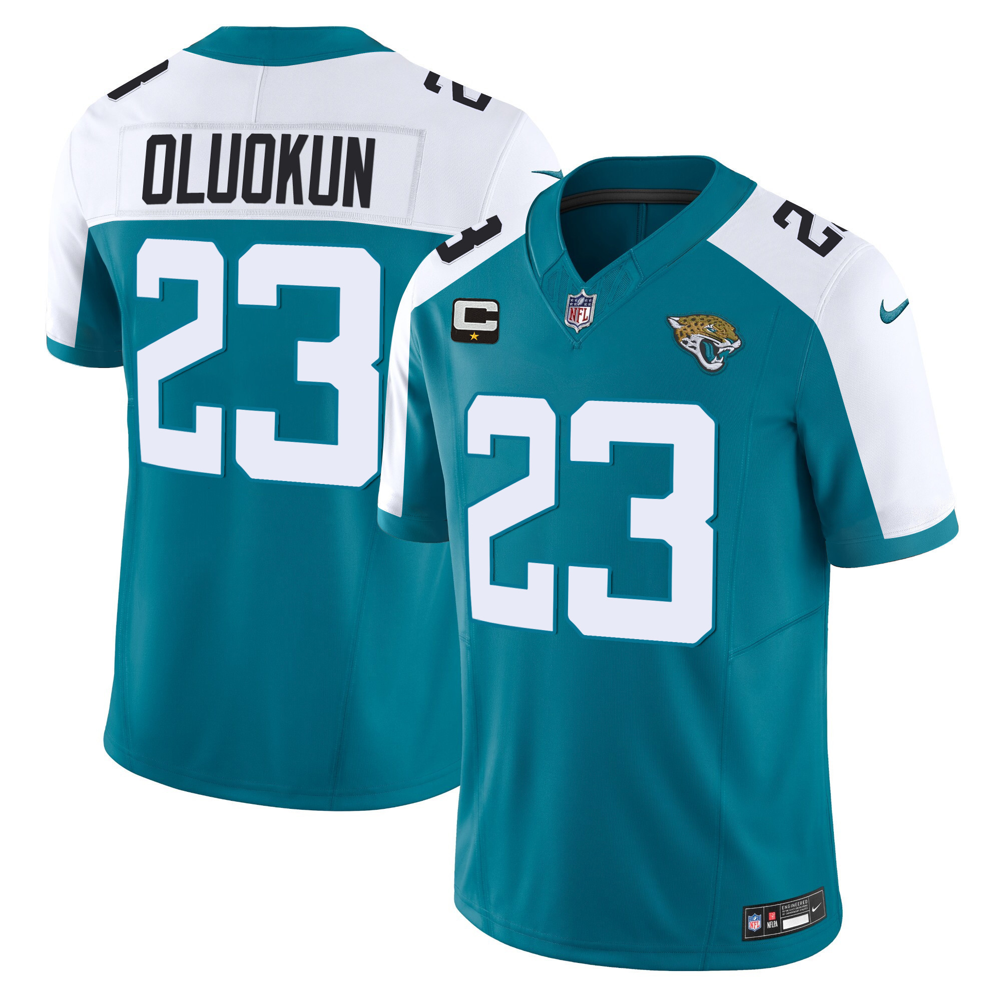 Foyesade Oluokun Men's Jacksonville Jaguars Vapor Limited Alternate Jersey - All Stitched