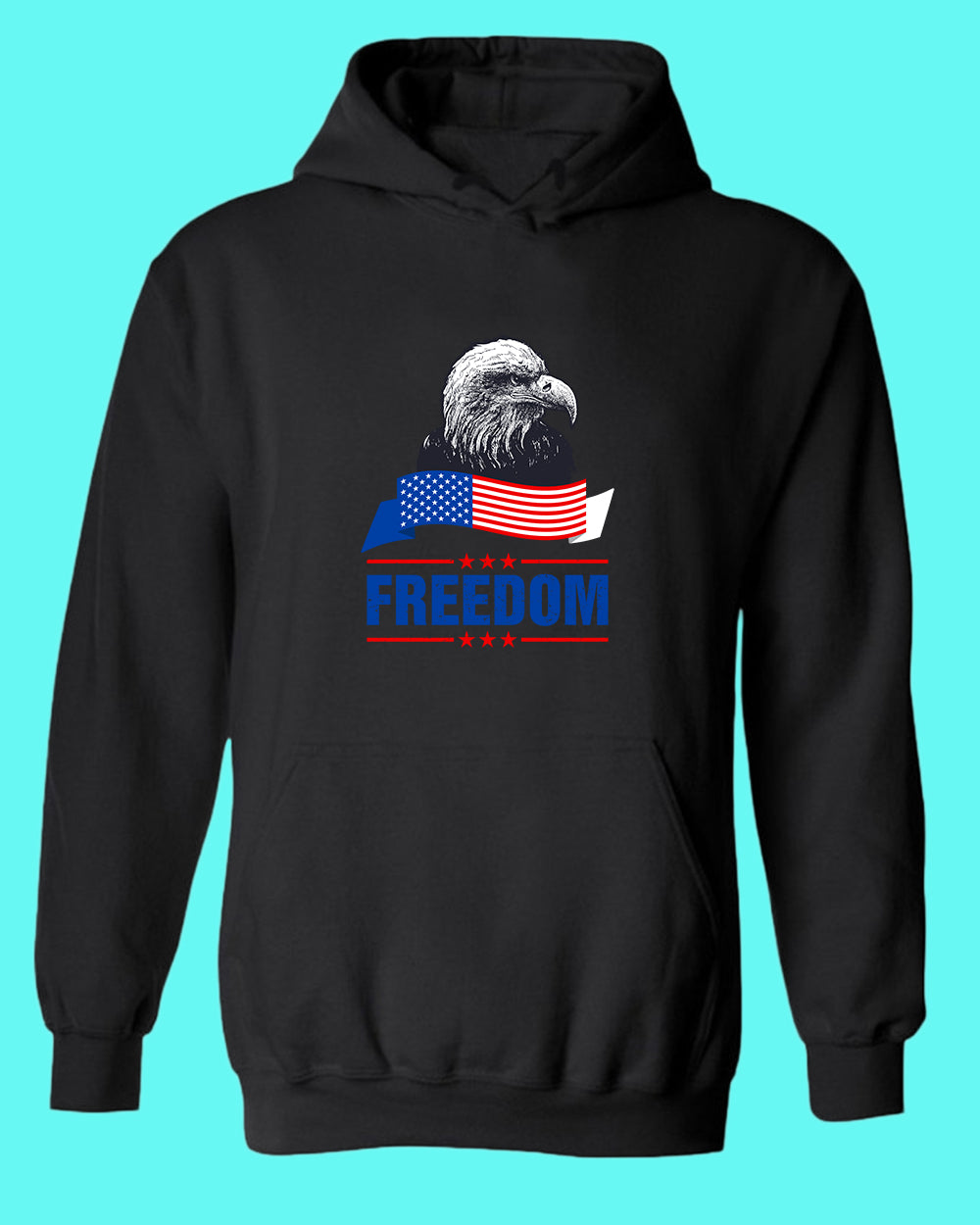 Freedom hoodie with Eagle