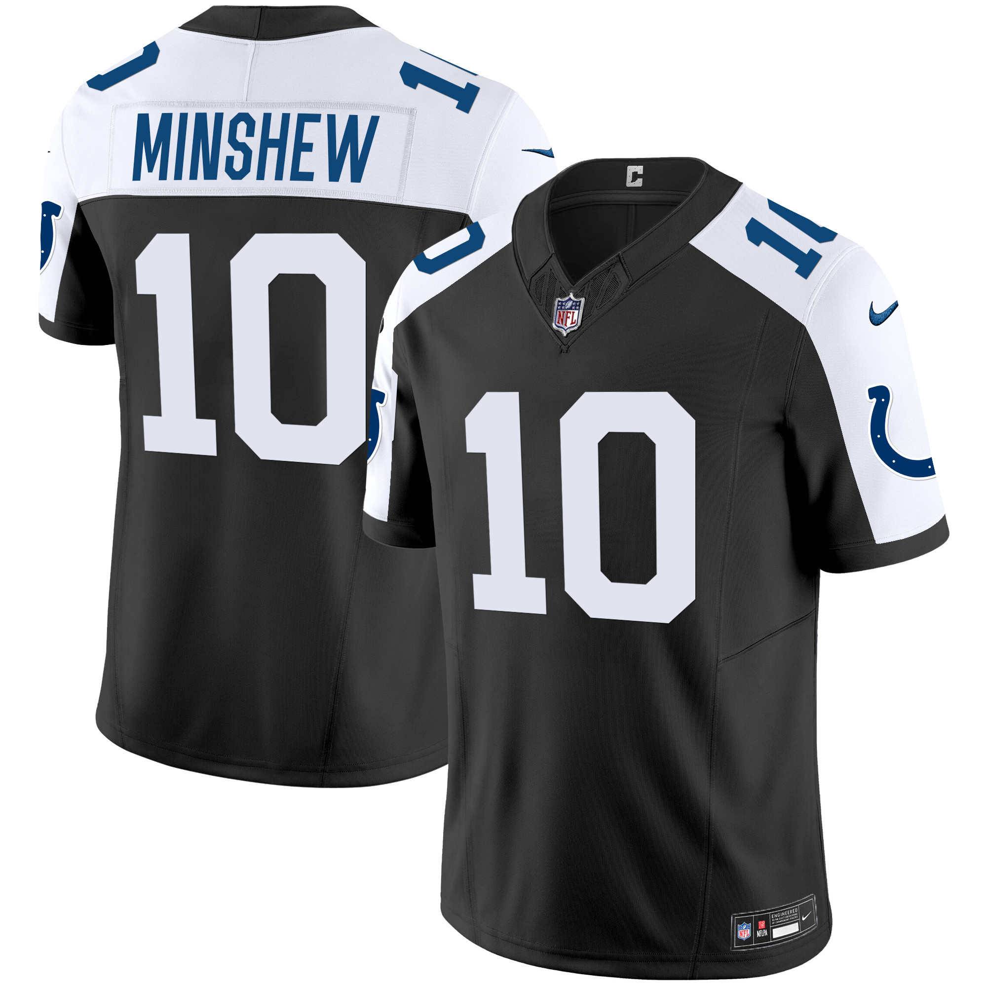 Gardner Minshew Men's Indianapolis Colts Vapor Limited Black Alternate Jersey - All Stitched