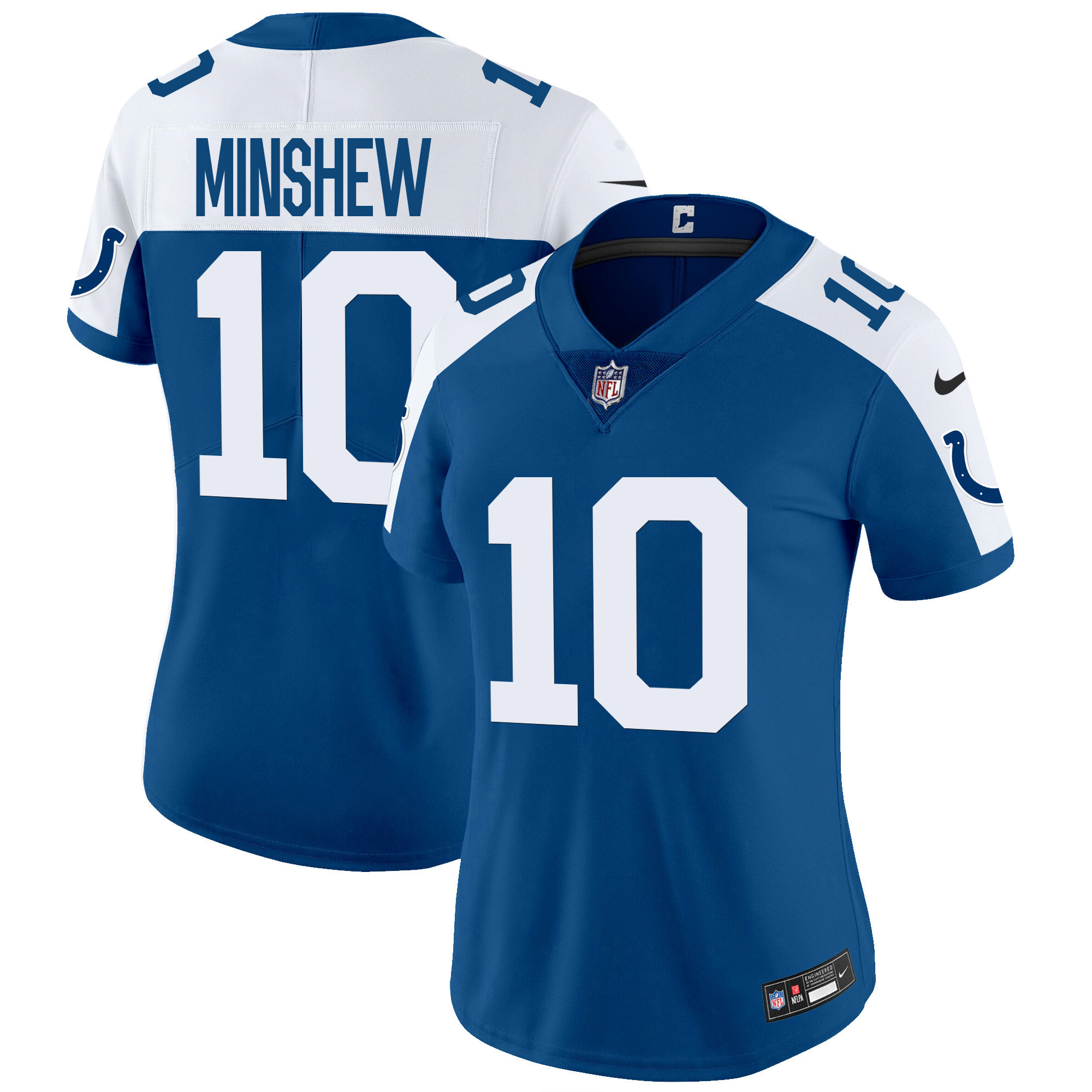 Gardner Minshew Women's Indianapolis Colts Vapor Limited Royal Alternate Jersey - All Stitched
