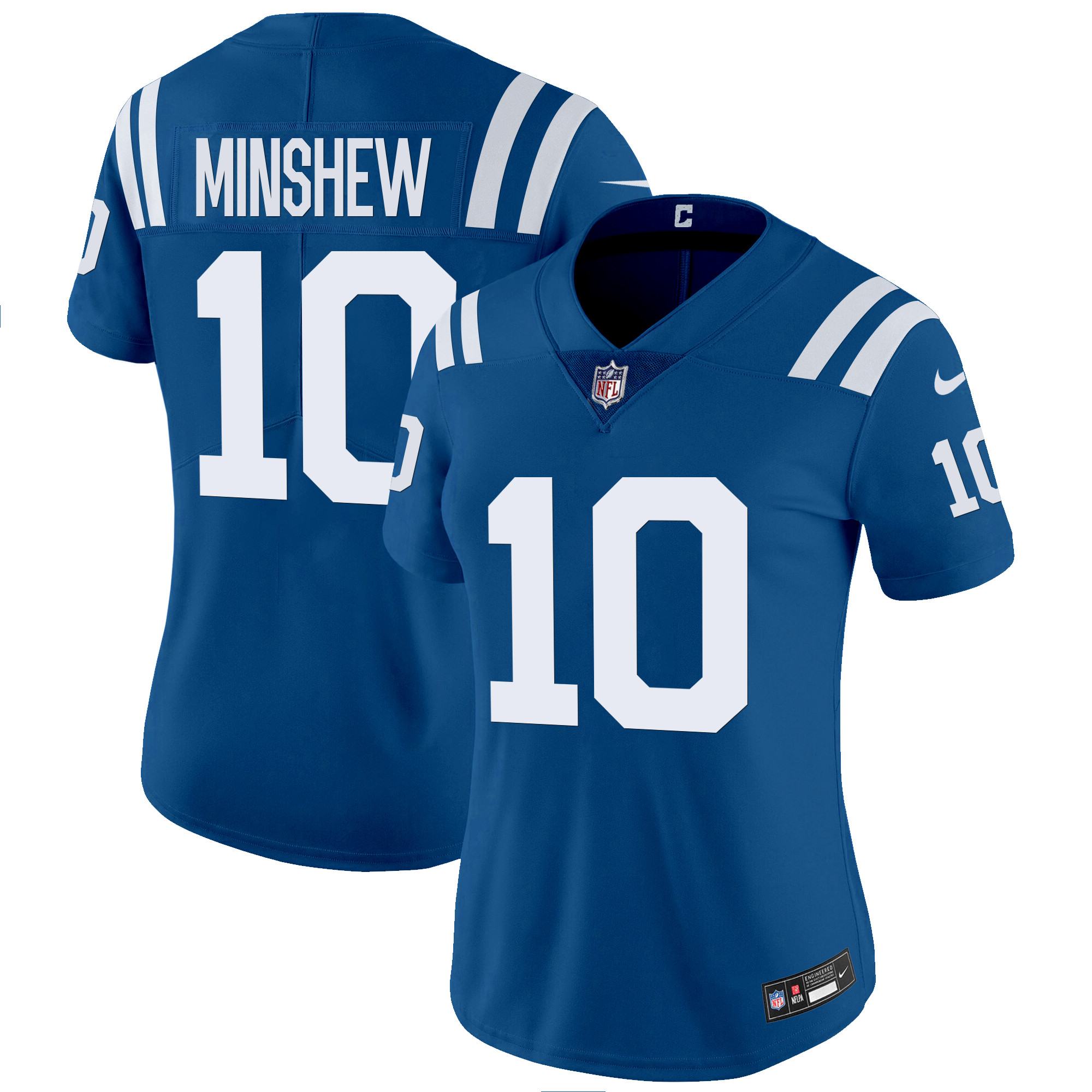 Gardner Minshew Women's Indianapolis Colts Vapor Limited Royal Jersey - All Stitched