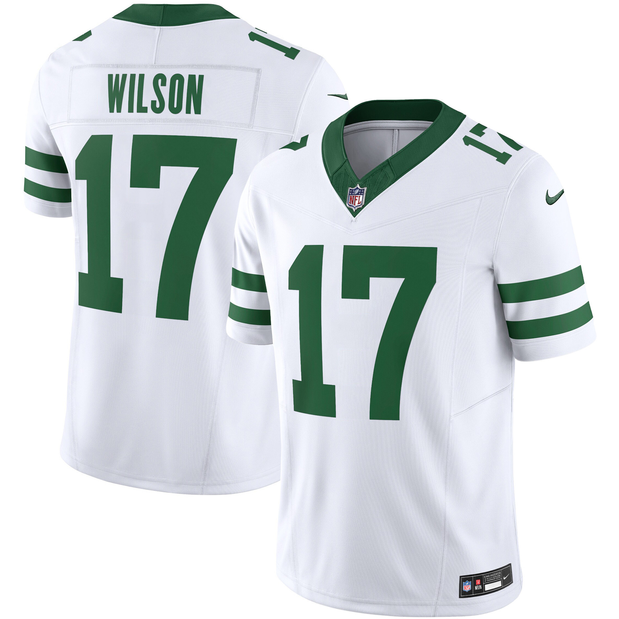 Garrett Wilson Men's New York Jets Legacy Limited White Jersey - All Stitched