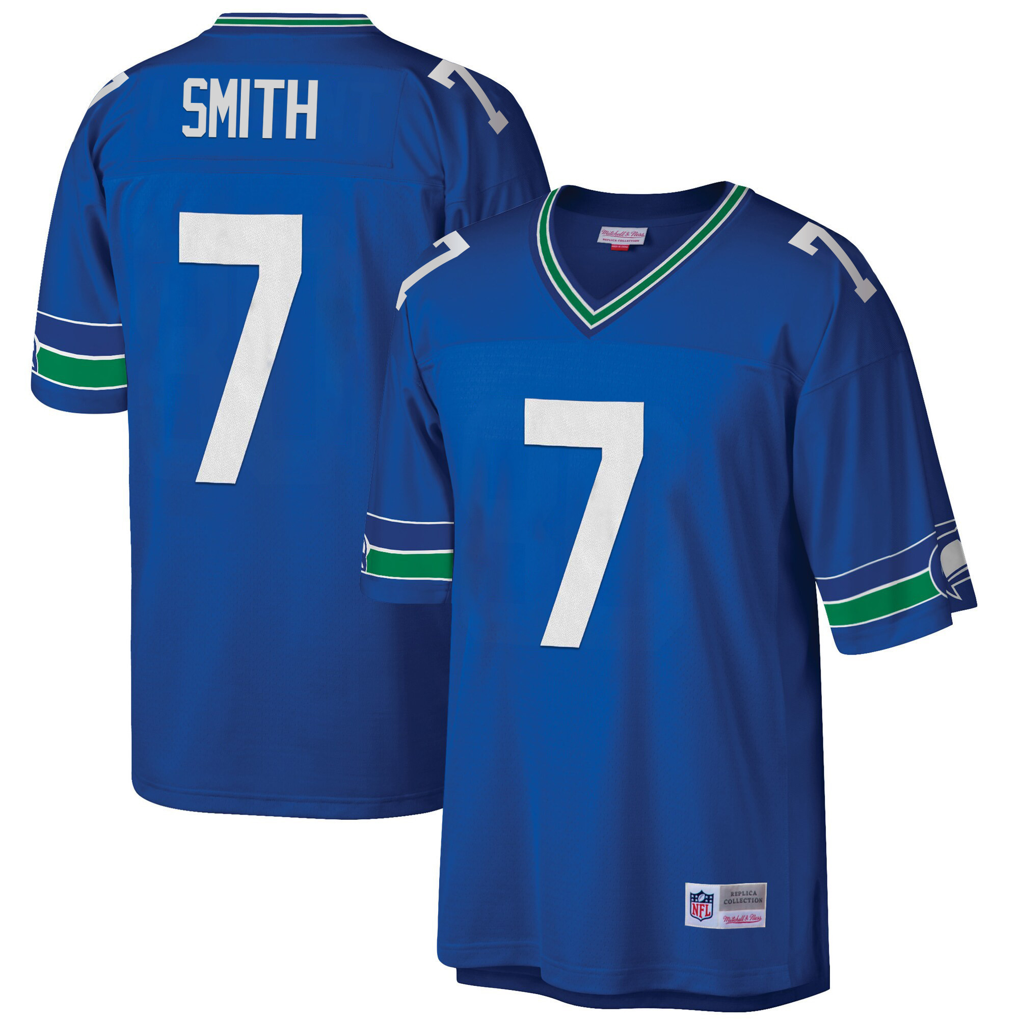 Geno Smith Men's Seattle Seahawks Big & Tall 1985 Retired Royal Jersey - All Stitched