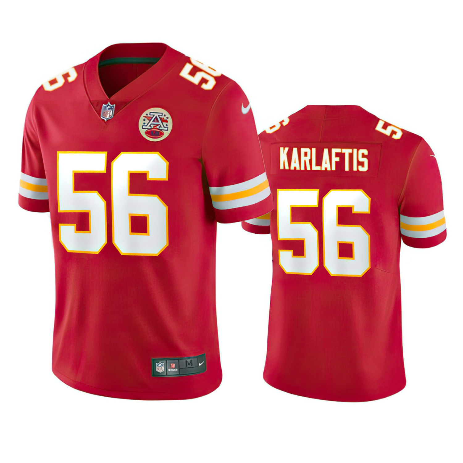 George Karlaftis Men's Kansas City Chiefs Vapor & Game Player - All Stitched Vapor Jersey - All Stitched