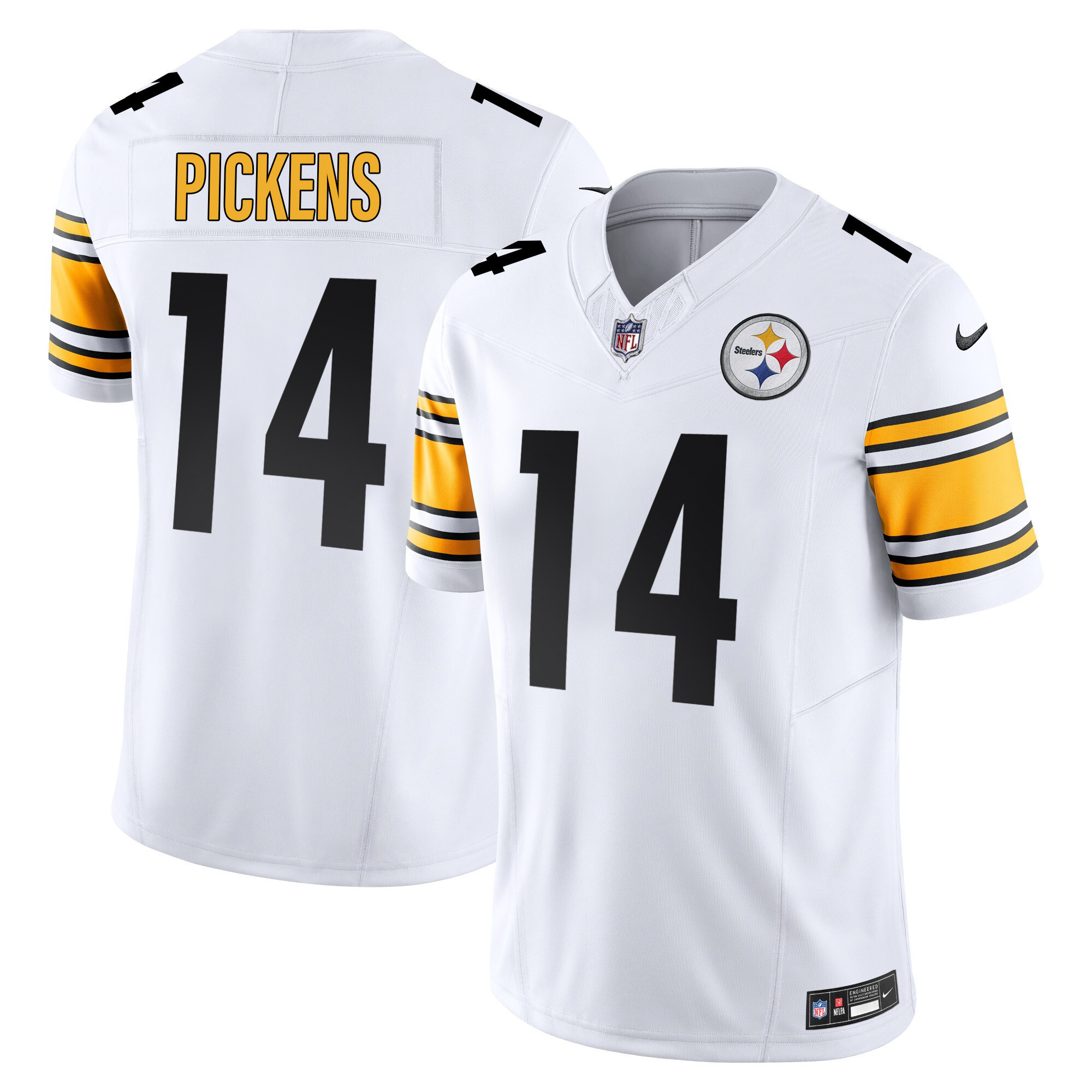 George Pickens Men's Pittsburgh Steelers Vapor Limited White Jersey - All Stitched