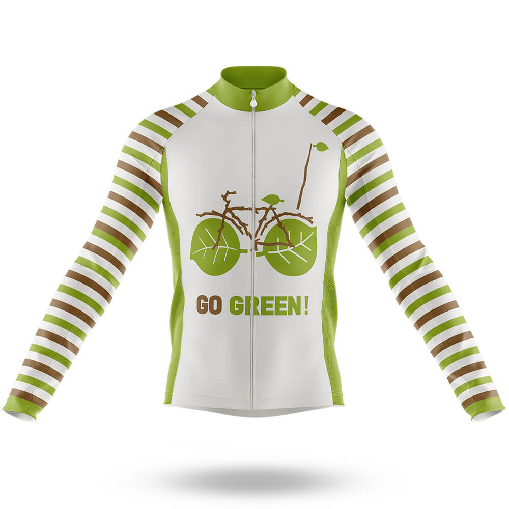 Go Green - Men's Cycling Long Sleeve Jersey