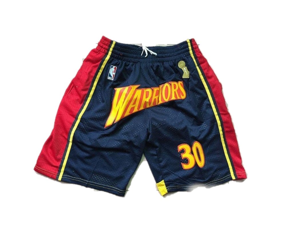 Golden State Warriors Stephen Curry Navy Shorts - Basketball Shorts Store