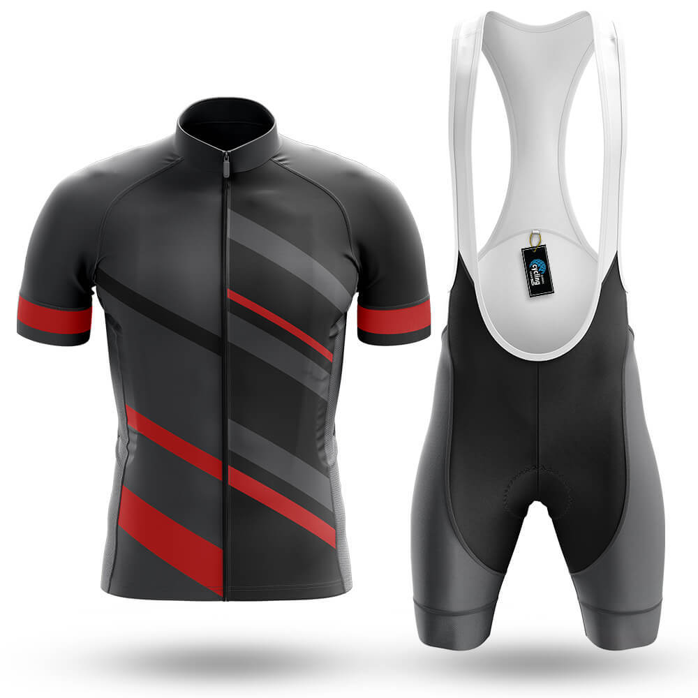 Grey Red - Men's Cycling Full Set