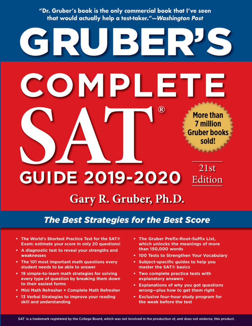 Gruber's Complete SAT Guide 2019-2020 - (PDF/EPUB Version)