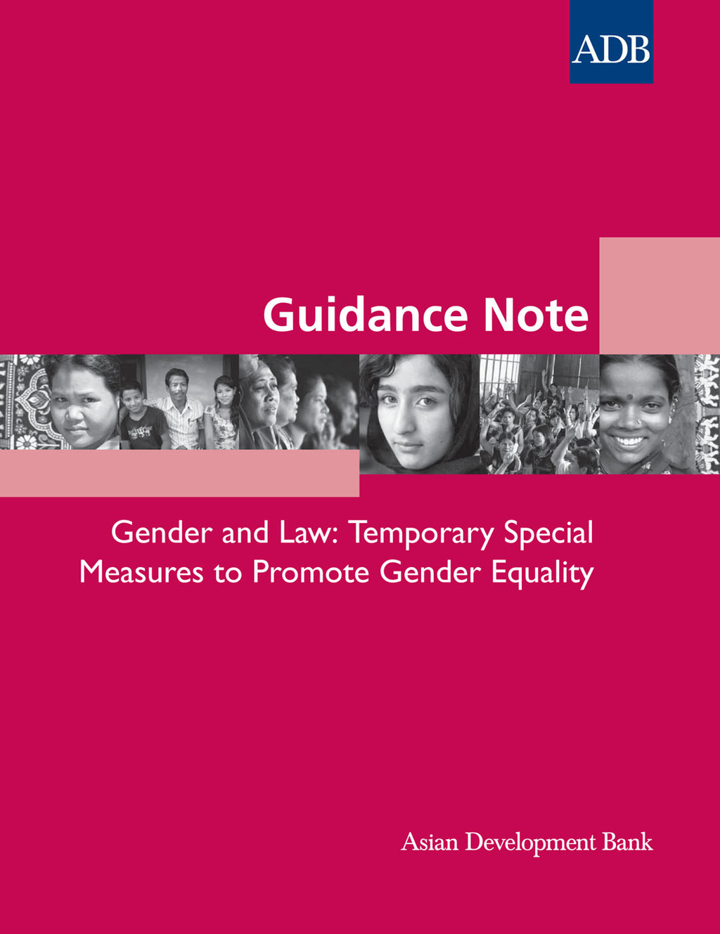 Guidance Note: Gender and Law 1st Edition - (PDF/EPUB Version)