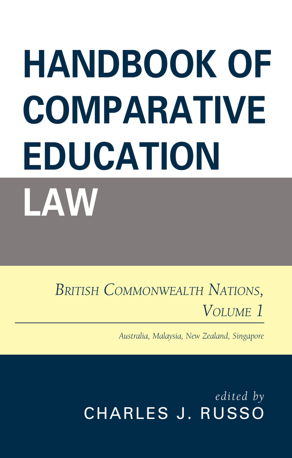Handbook of Comparative Education Law British Commonwealth Nations - (PDF/EPUB Version)