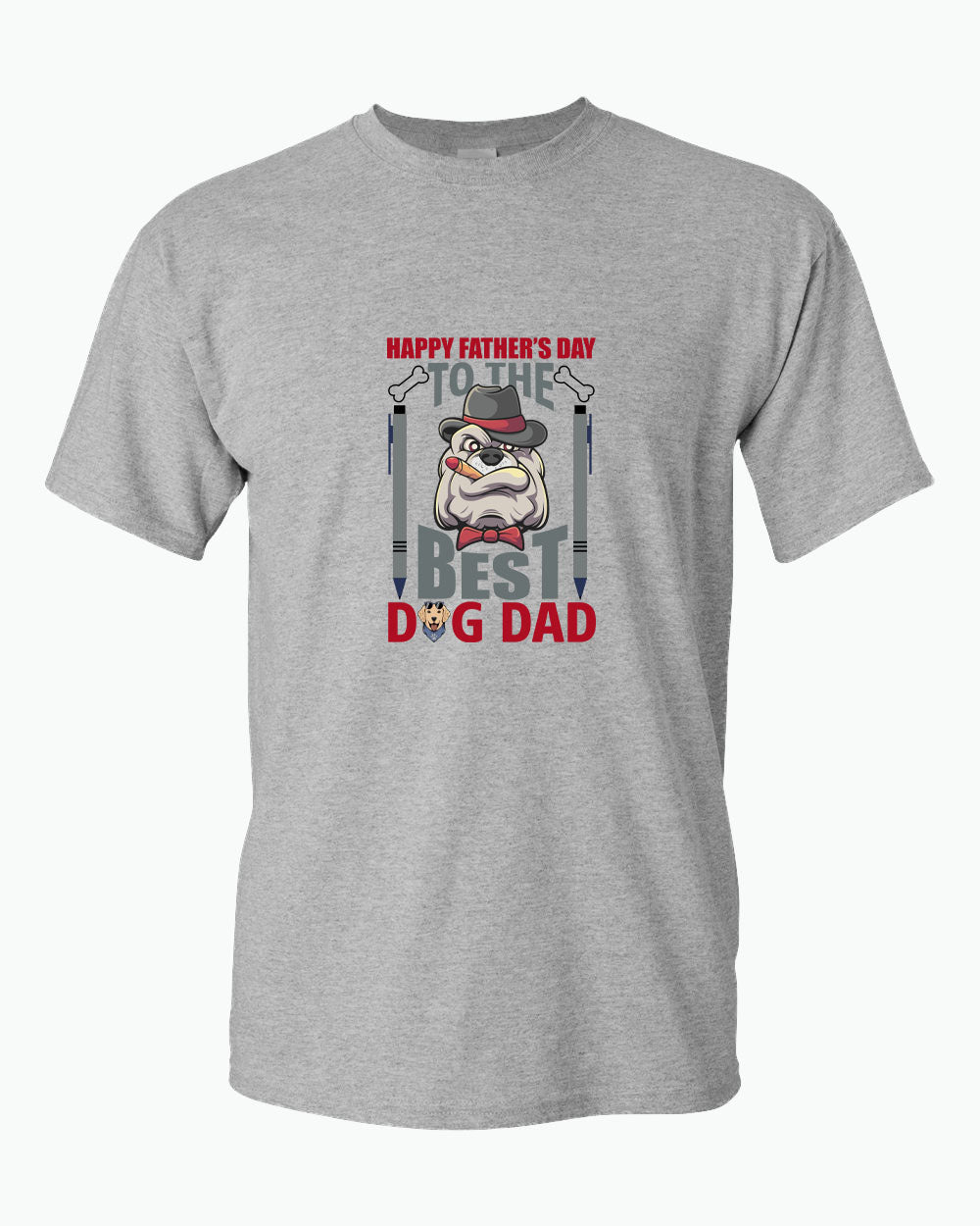 Happy father's day to the best dog dad t-shirt daddy dog t-shirt