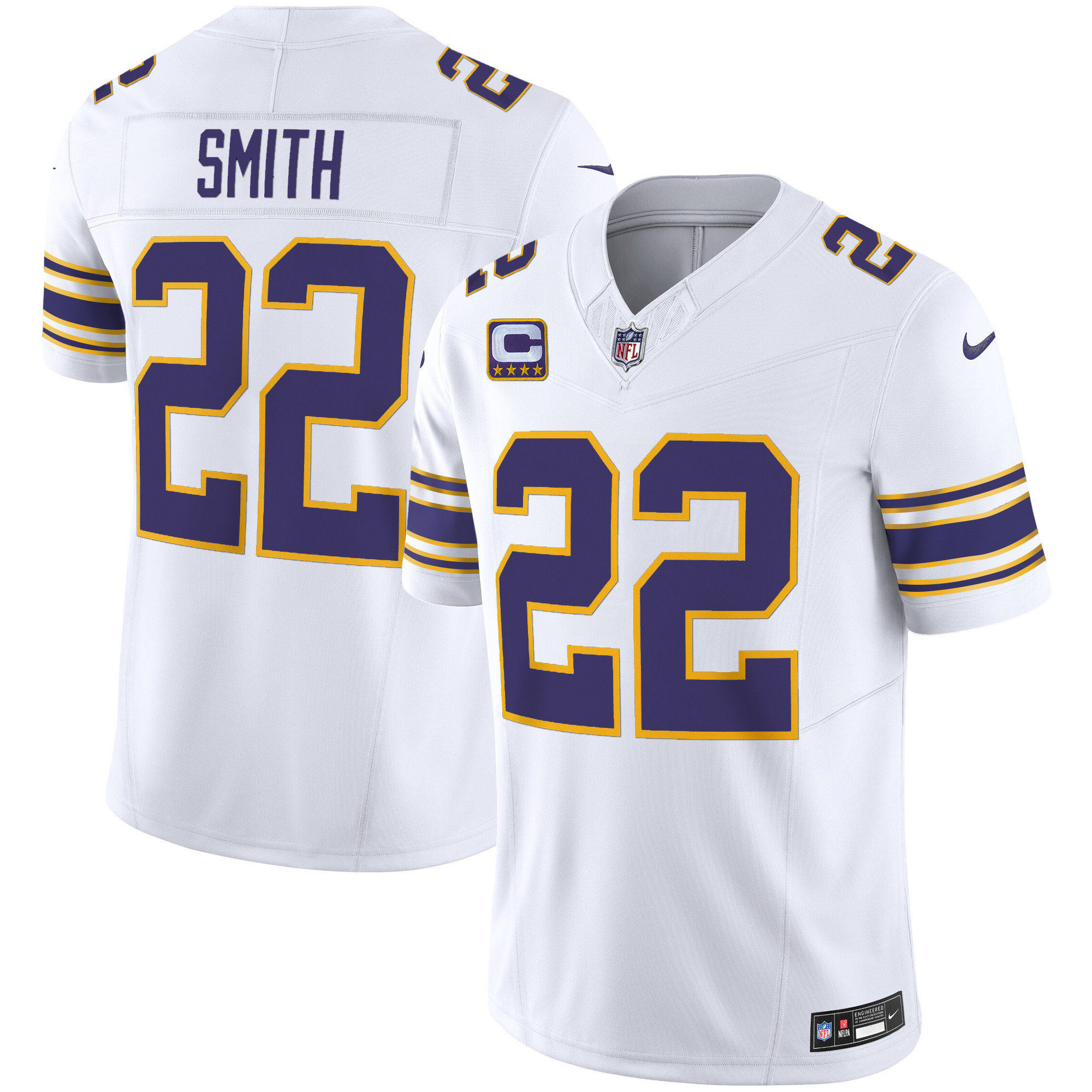 Harrison Smith Men's Minnesota Vikings Classic Limited White Jersey - All Stitched