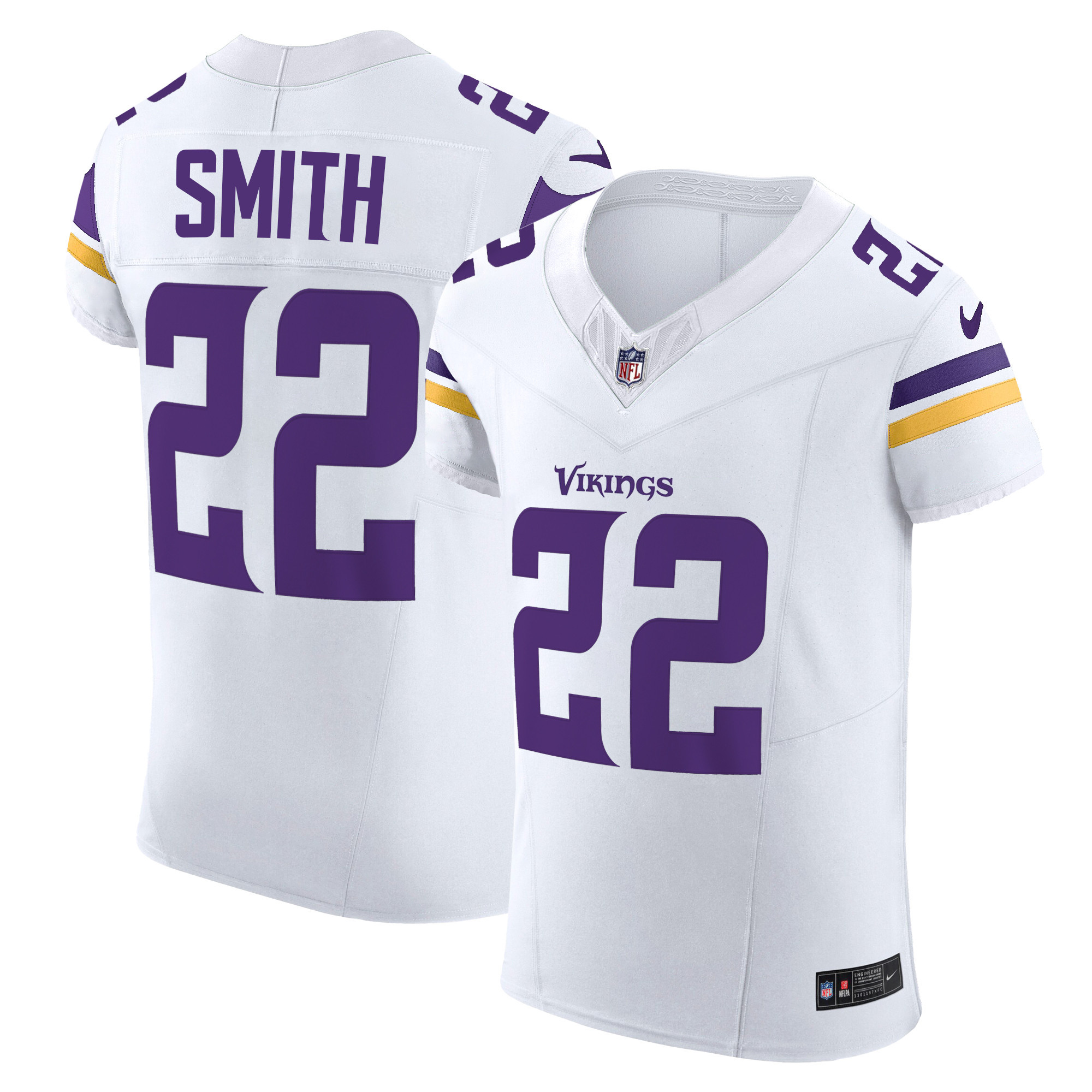 Harrison Smith Men's Minnesota Vikings Vapor Elite White Jersey - All Stitched