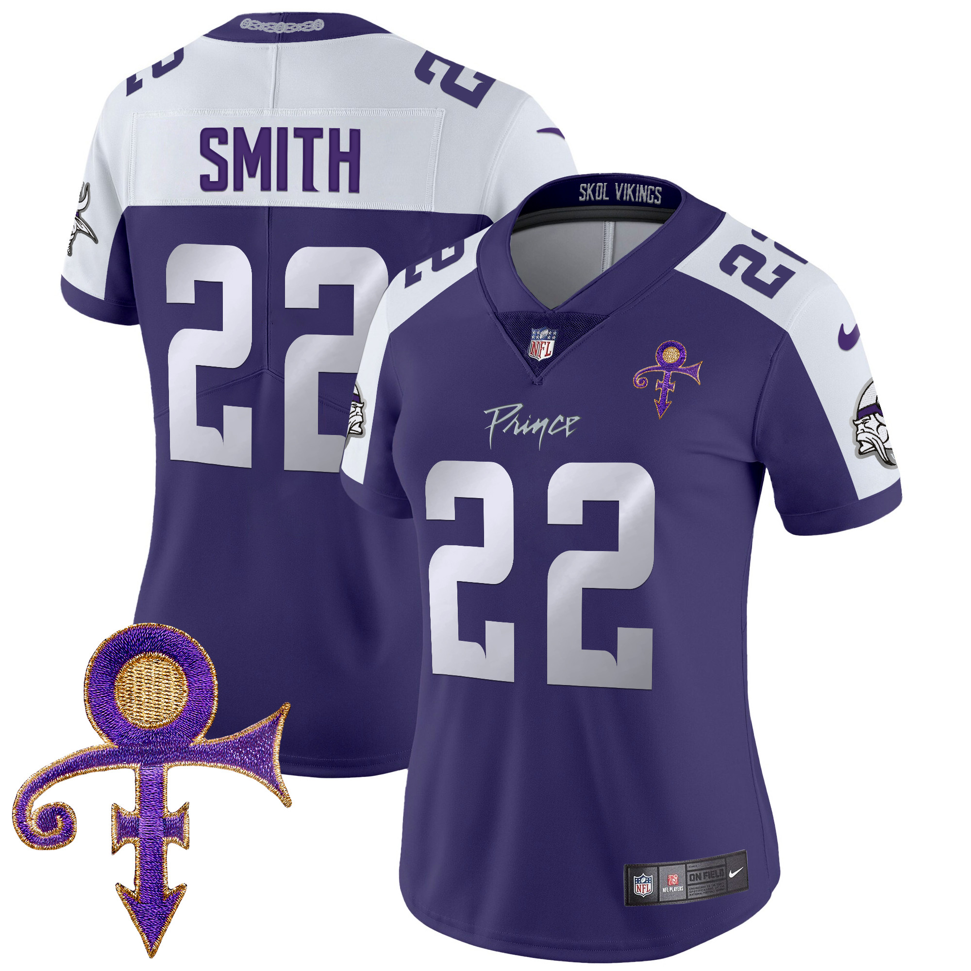 Harrison Smith Women's Minnesota Vikings 2024 Prince Vapor Limited Purple Alternate Jersey - All Stitched