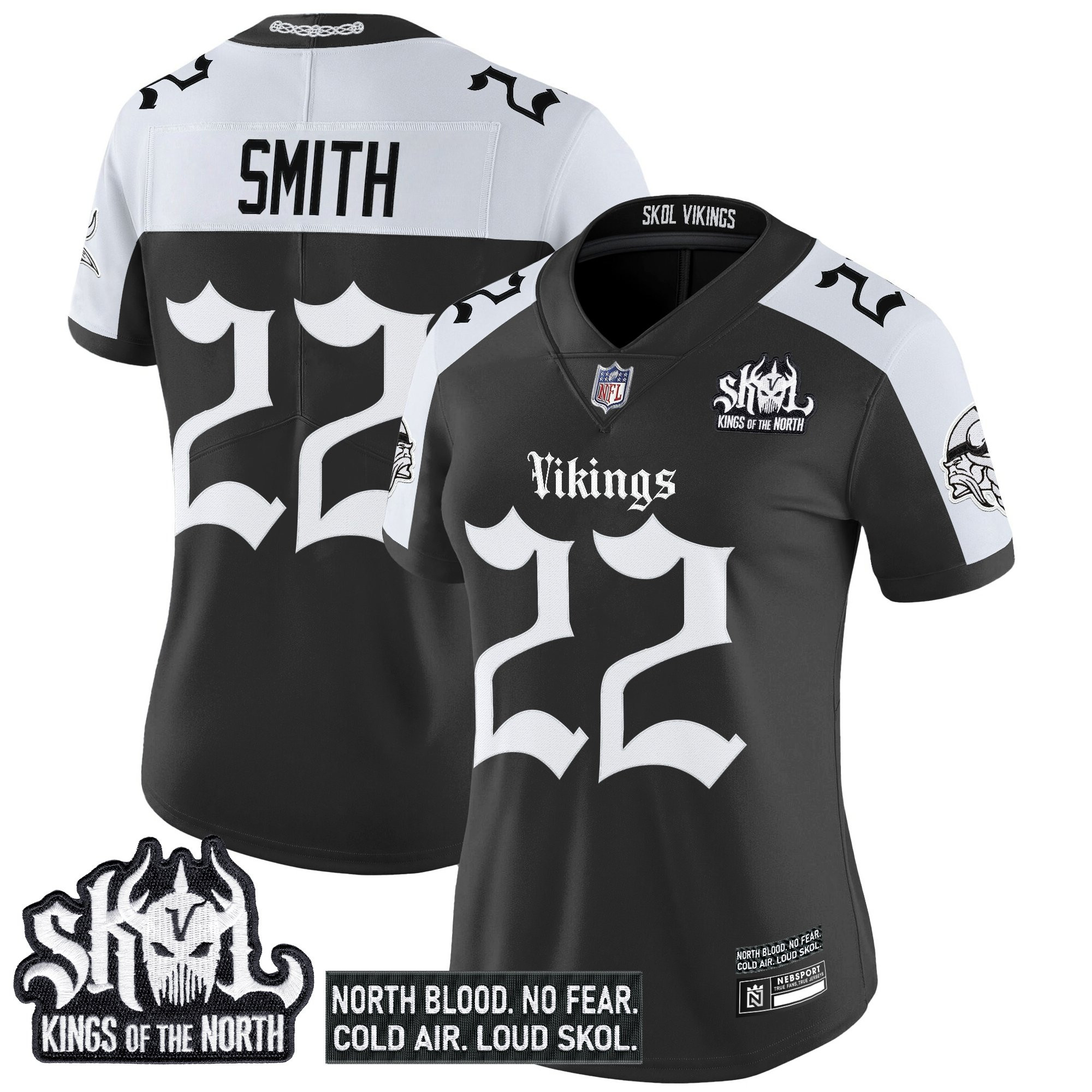 Harrison Smith Women's Minnesota Vikings 'Gothic Norseblood Edition' Vapor Limited Alternate Jersey - All Stitched