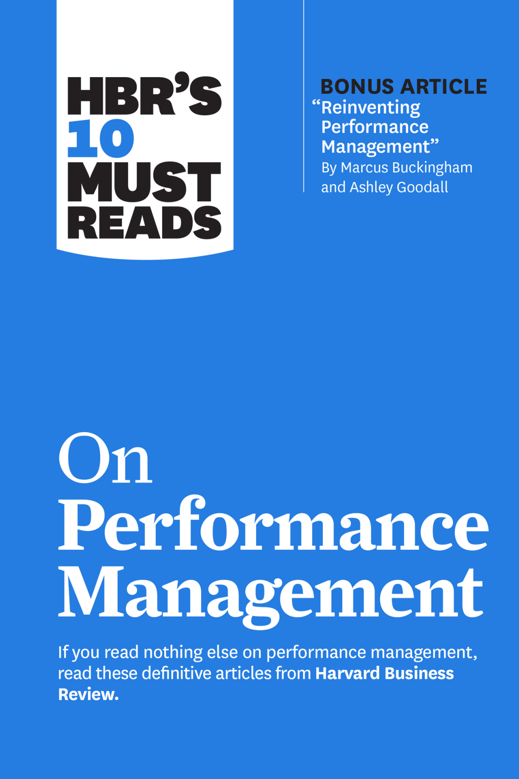 HBR's 10 Must Reads on Performance Management - (PDF/EPUB Version)