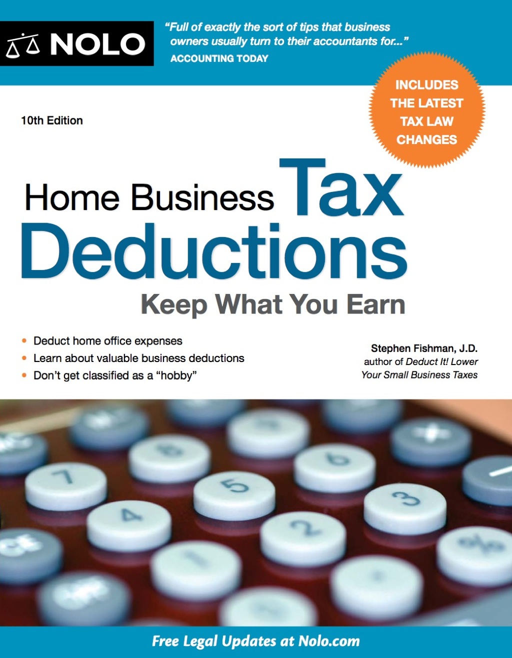 Home Business Tax Deductions: Keep What You Earn 3rd Edition - (PDF/EPUB Version)