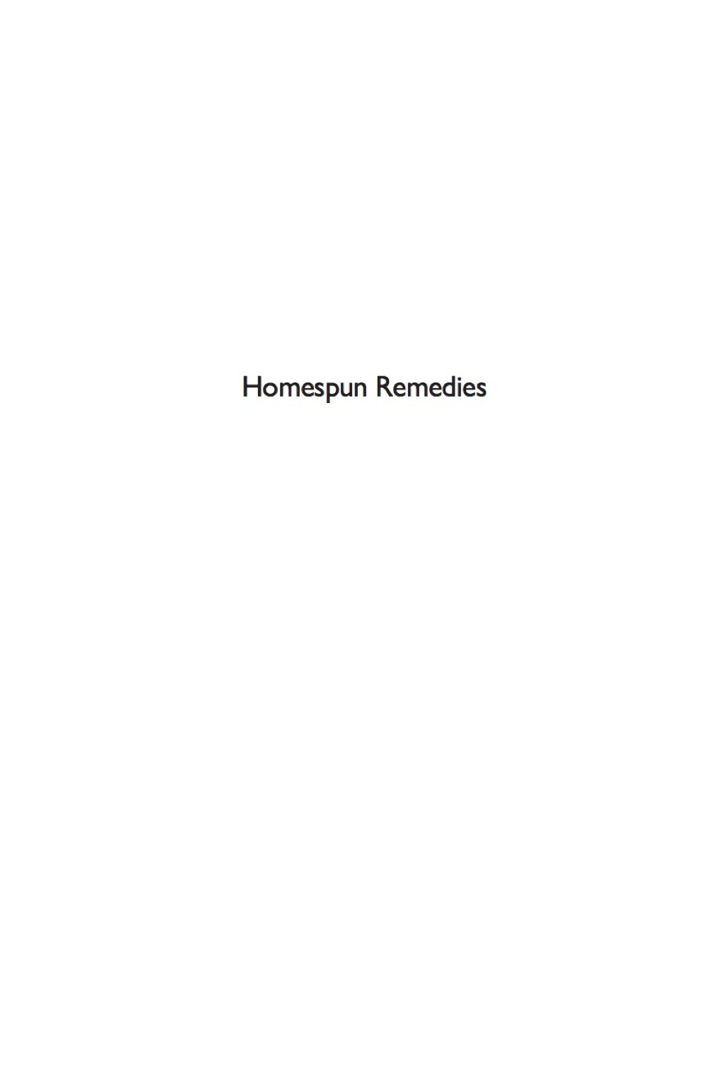 Homespun Remedies Strategies in the Home and Community for Children with Autism Spectrum and Other Disorders - (PDF/EPUB Version)