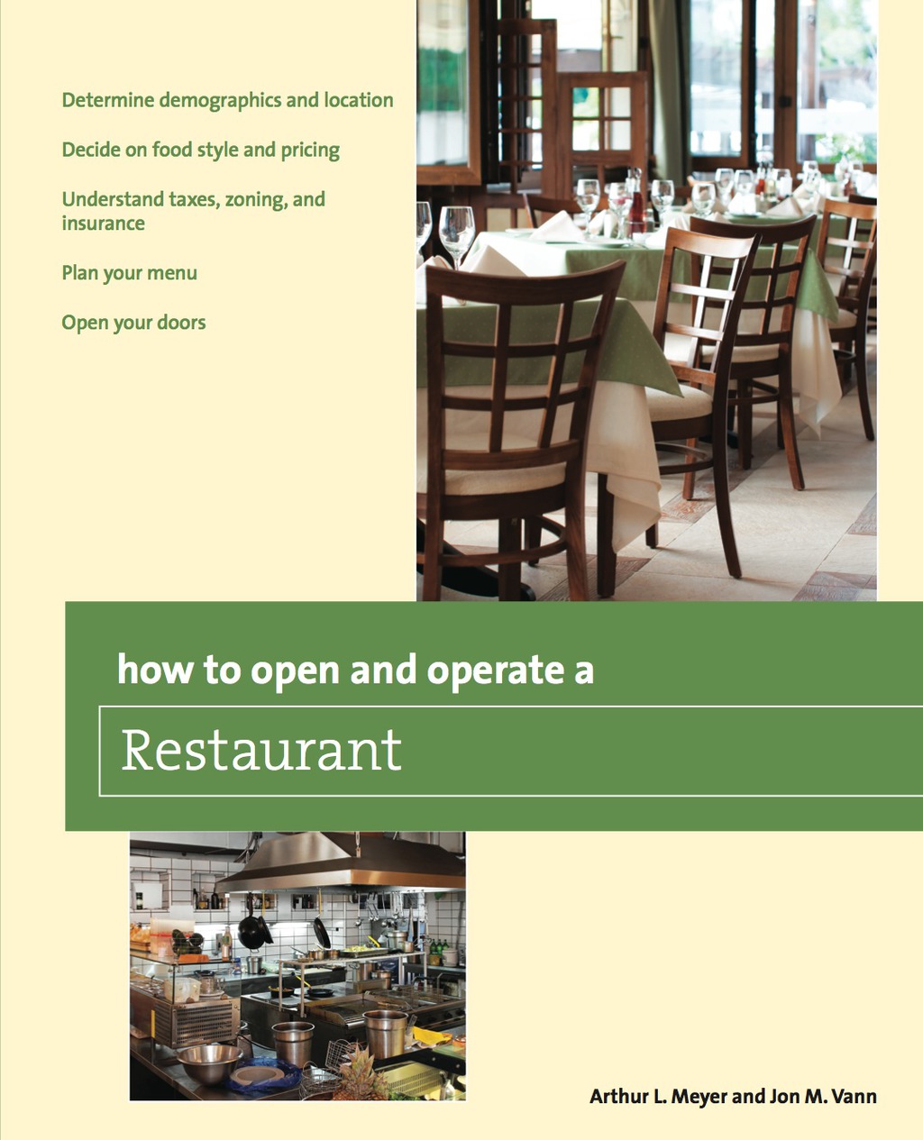 How to Open and Operate a Restaurant 1st Edition - (PDF/EPUB Version)