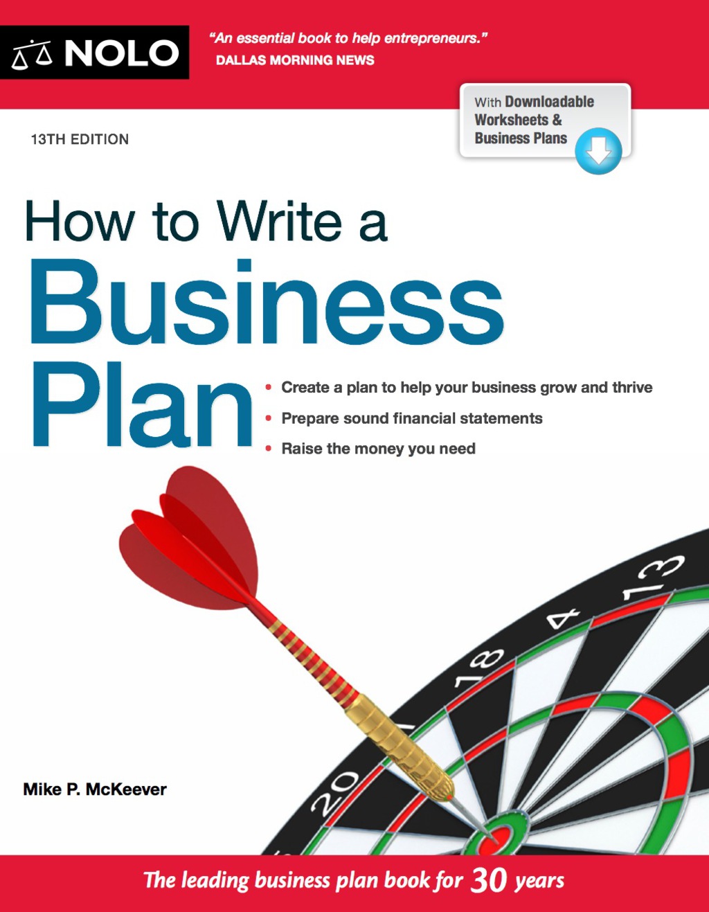 How to Write a Business Plan 13th Edition - (PDF/EPUB Version)