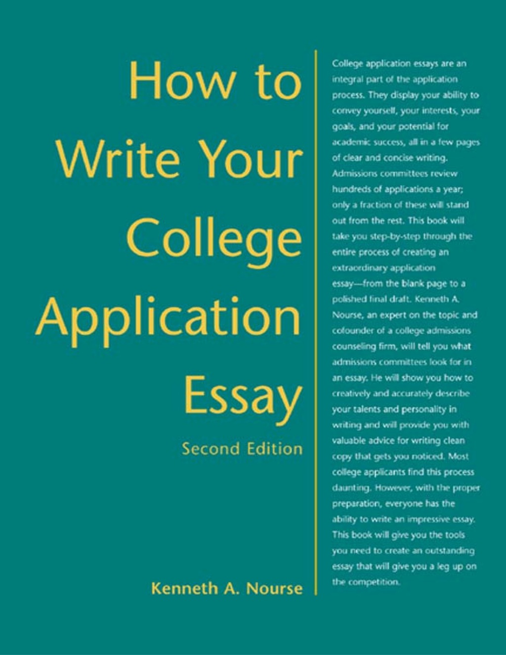 How to Write Your College Application Essay 2nd Edition - (PDF/EPUB Version)