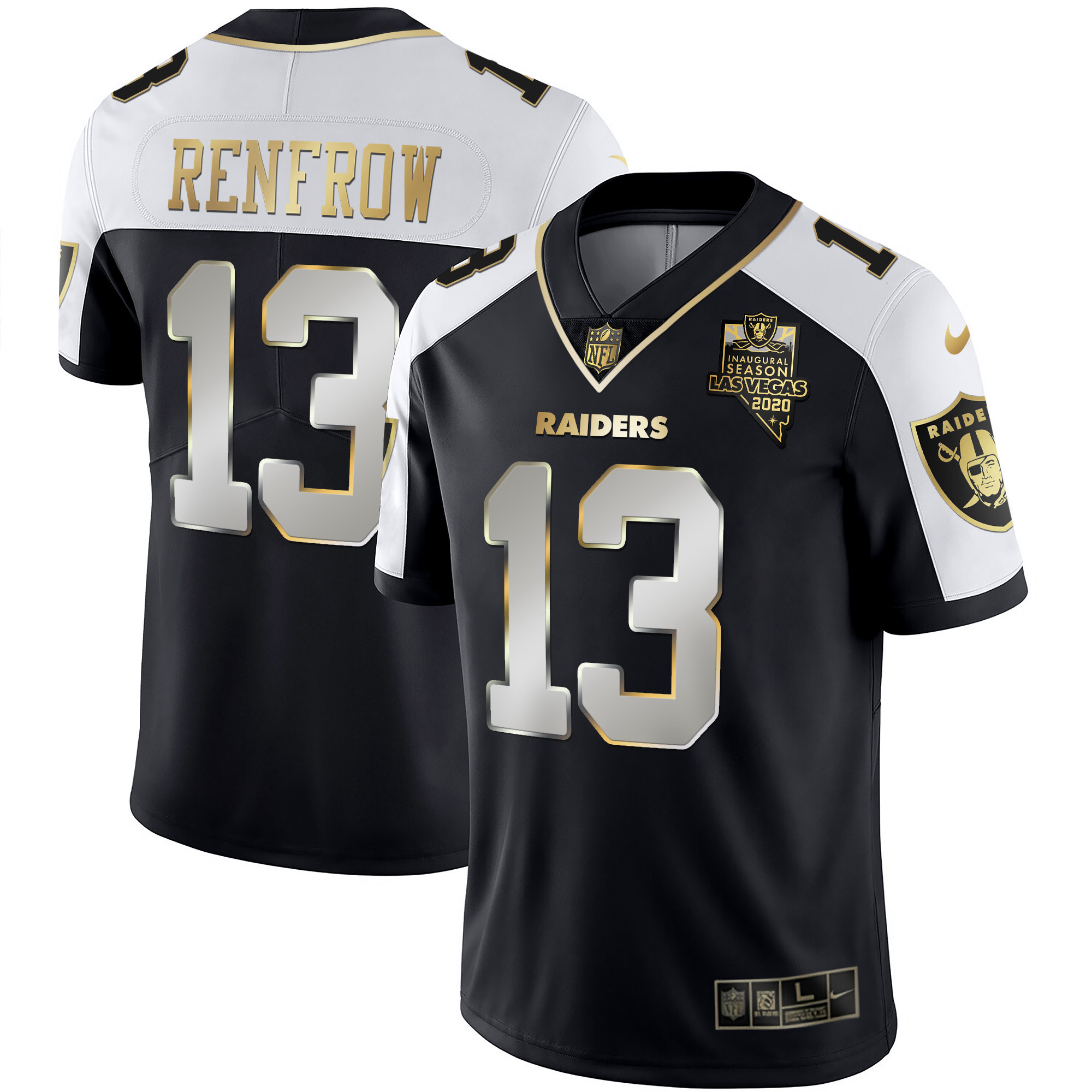 Hunter Renfrow Men's Las Vegas Raiders Vapor Gold Alternate Limied Jersey - All Stitched