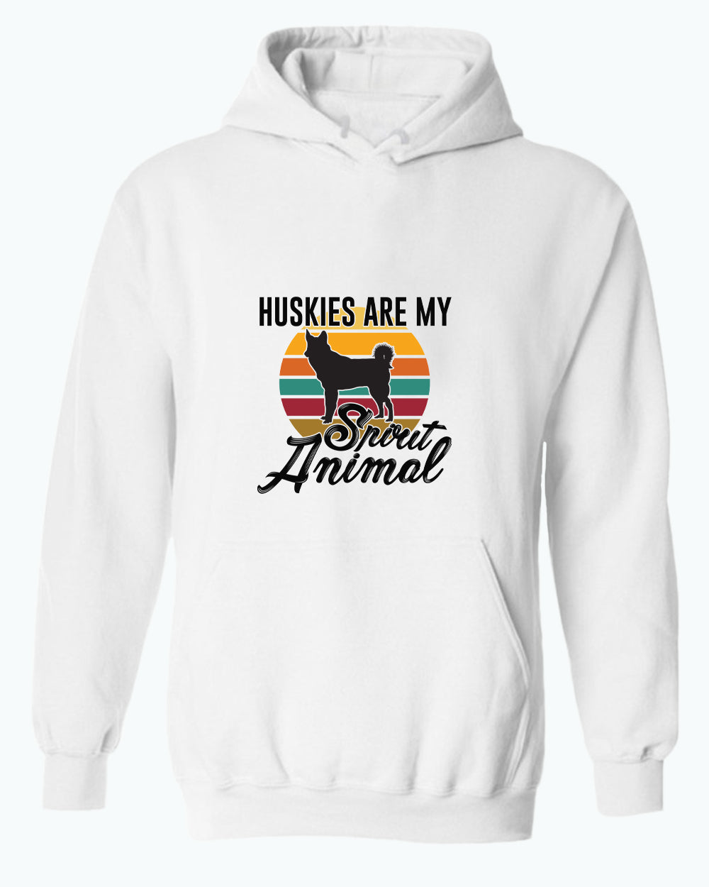 Huskies are my spirit animal hoodie, husky lover hoodies