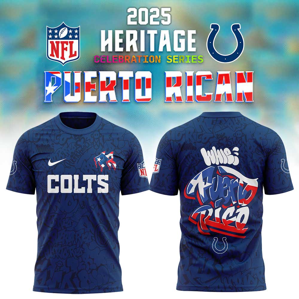 I Colts Puerto Rico Heritage New Combo T-shirt