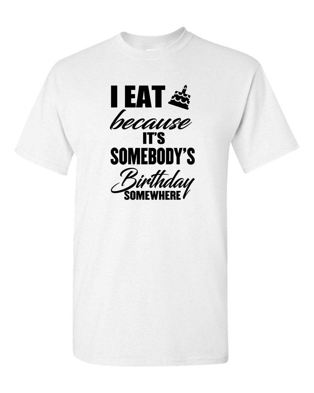 I Eat Cake Because It's Somebody's Birthday