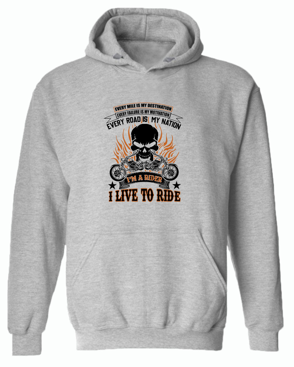I live to ride, i'm a rider motorcycle hoodie