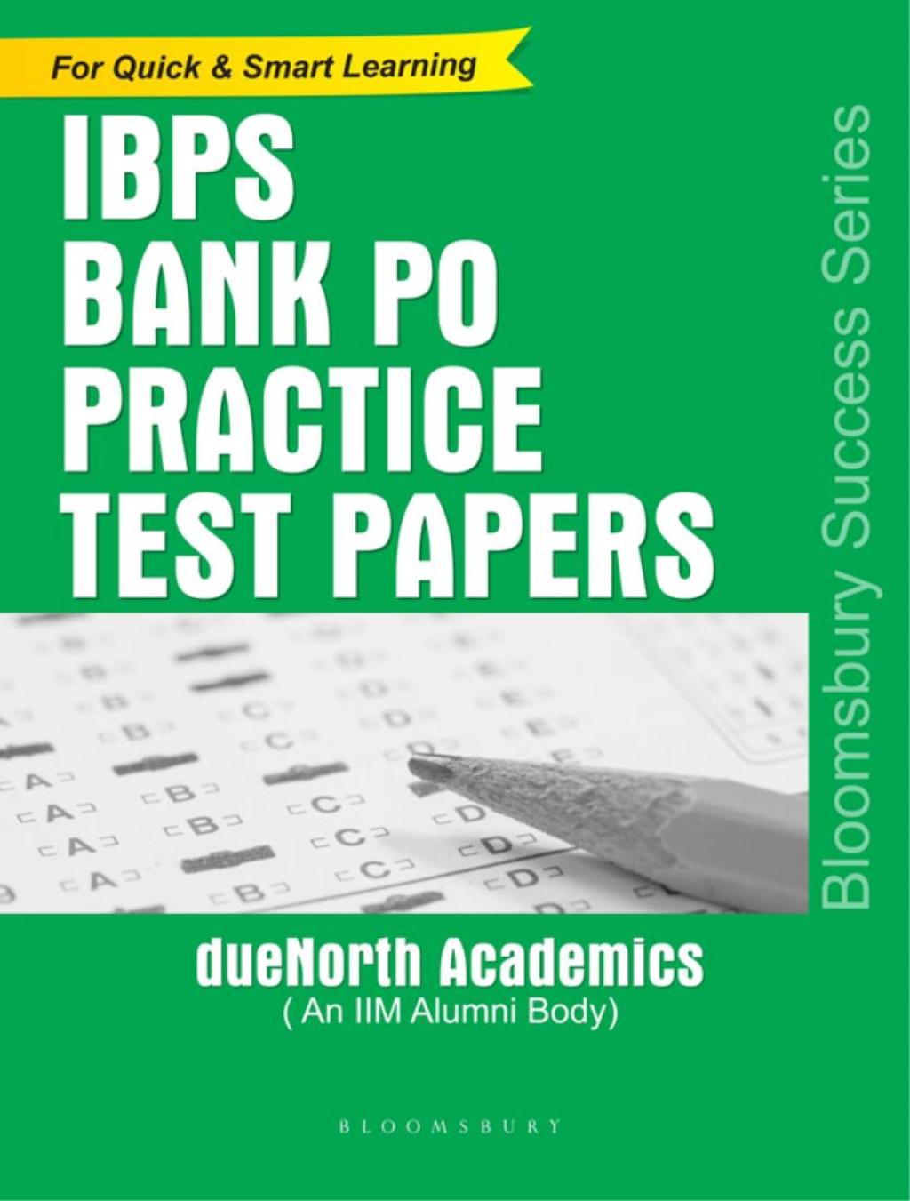 IBPS Bank PO Practice Test Papers 1st Edition - (PDF/EPUB Version)