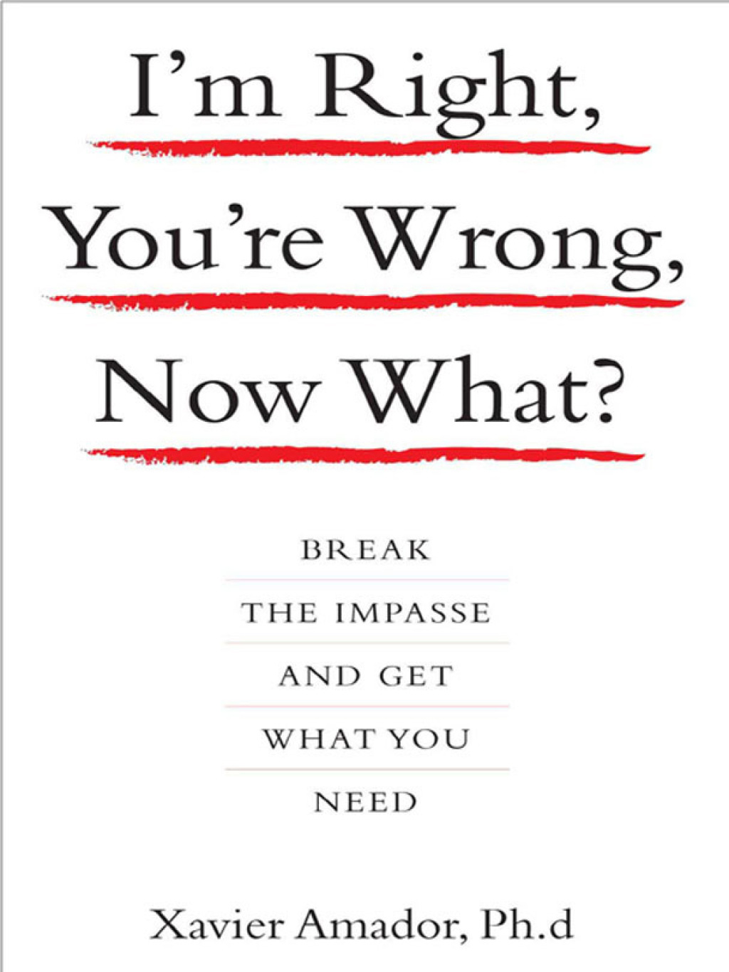 I'm Right, You're Wrong, Now What? Break the Impasse and Get What You Need - (PDF/EPUB Version)