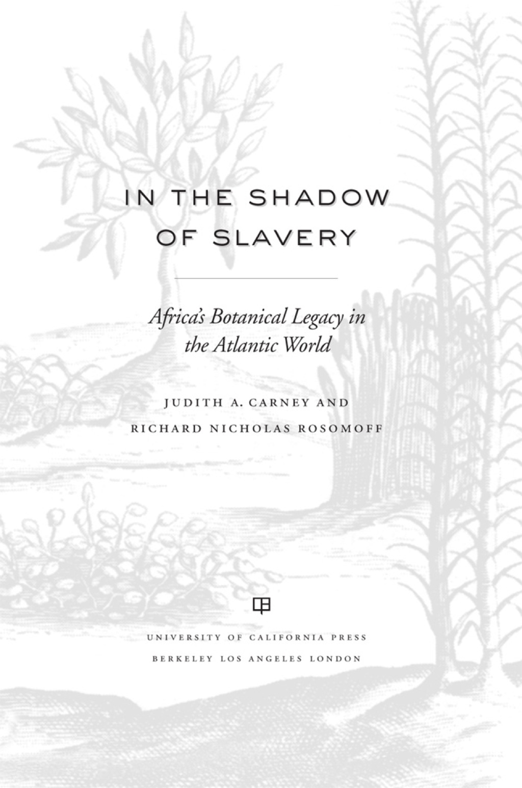 In the Shadow of Slavery Africaâ€™s Botanical Legacy in the Atlantic World 1st Edition - (PDF/EPUB Version)