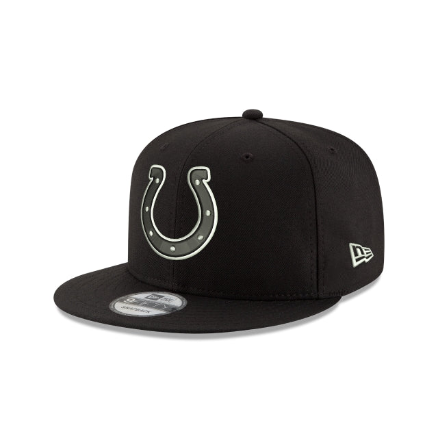 Indianapolis Colts Black and White 9FIFTY Snapback