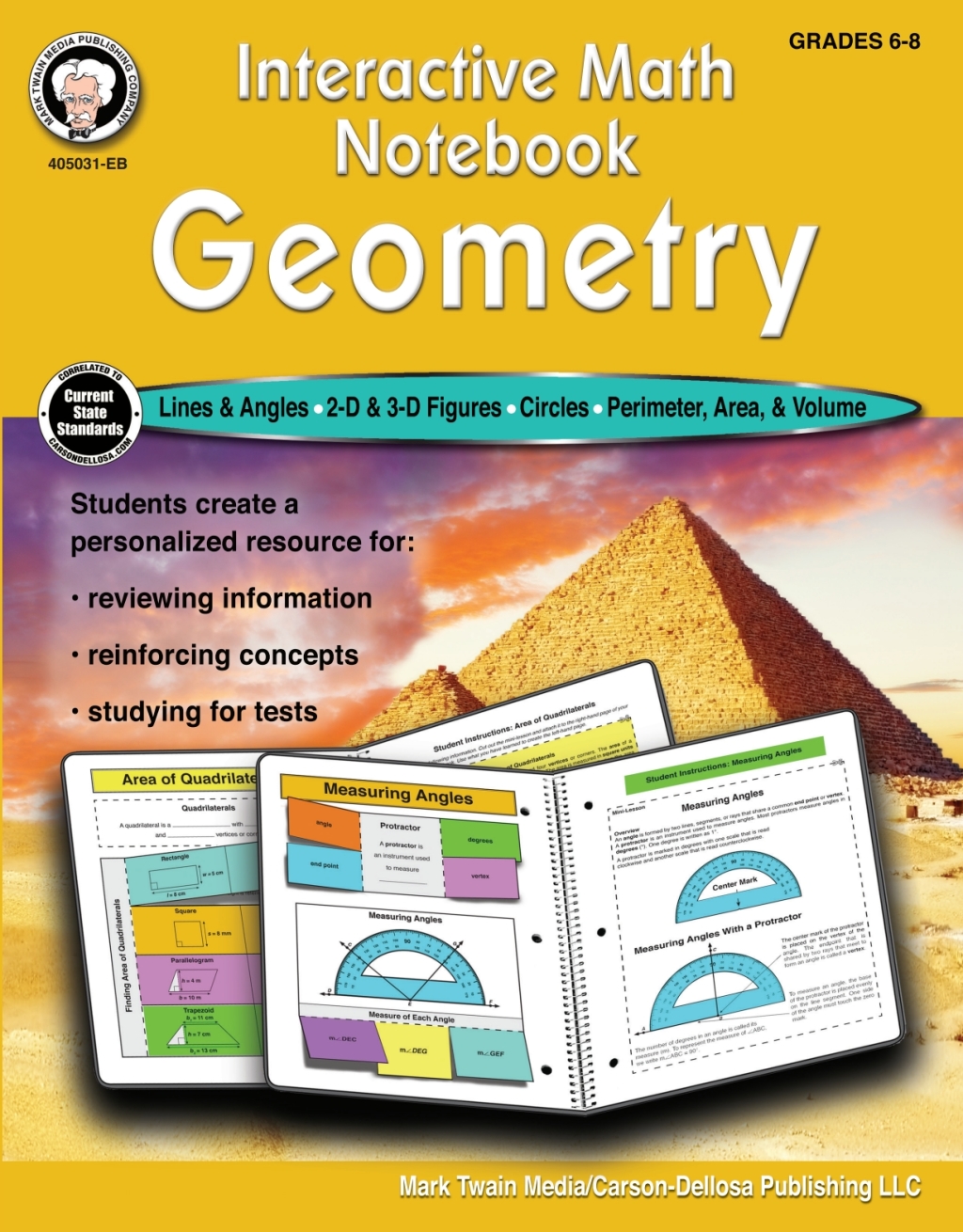 Interactive Math Notebook: Geometry Workbook - (PDF/EPUB Version)