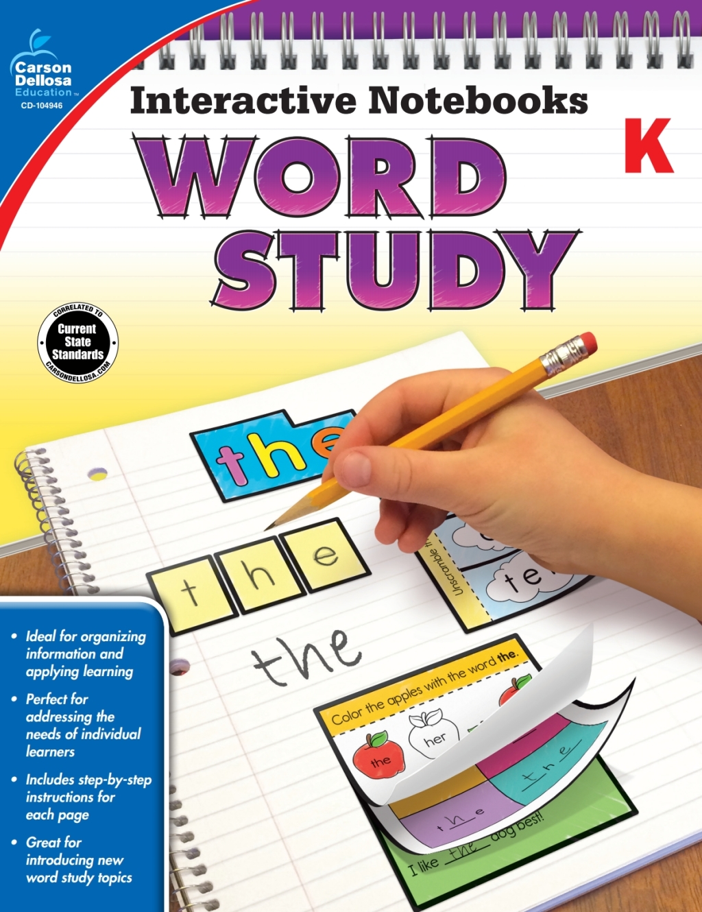 Interactive Notebooks Word Study, Grade K - (PDF/EPUB Version)