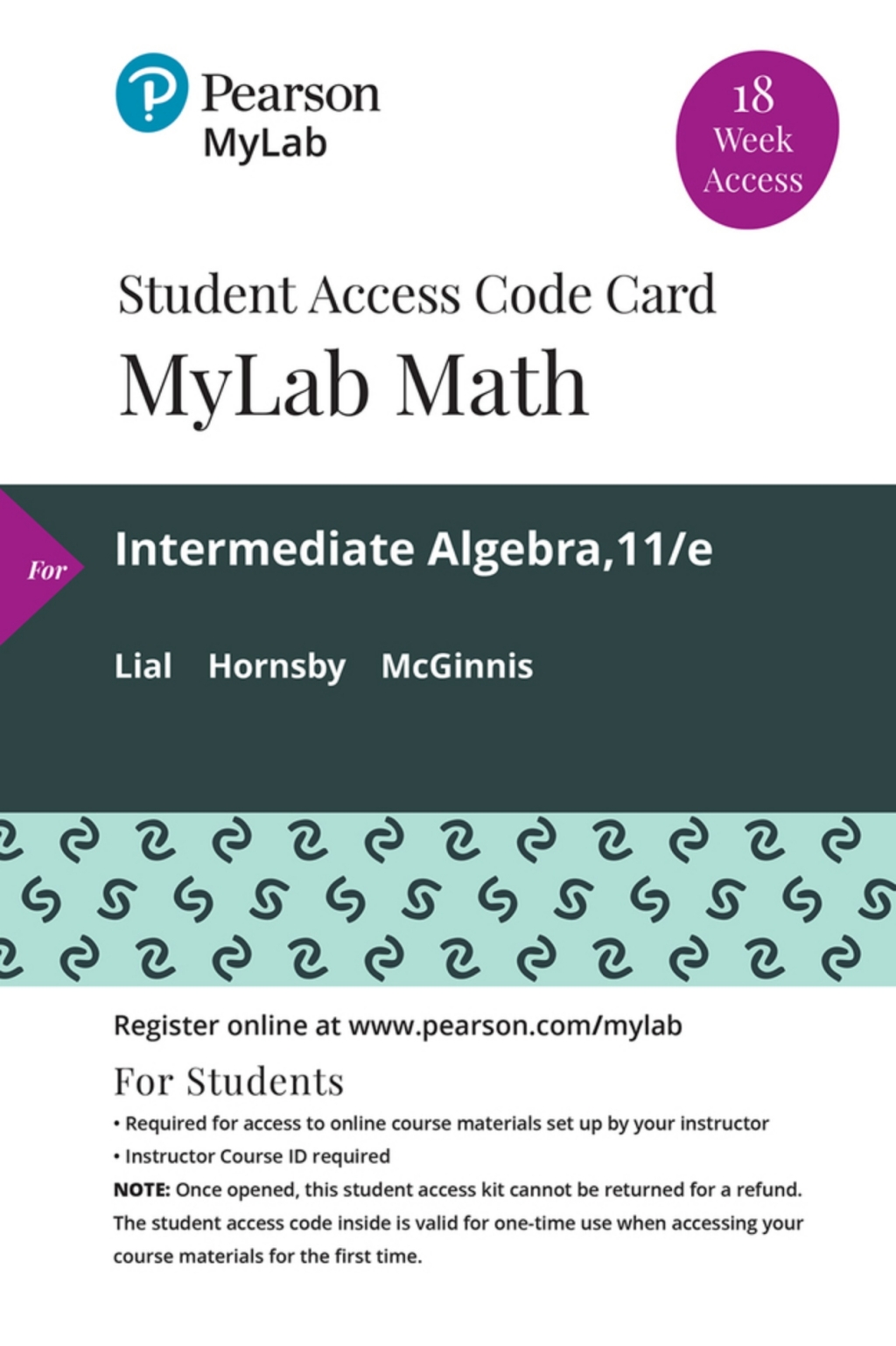Intermediate Algebra -- MyLab Math with Pearson eText 11th Edition â€“ PDF/EPUB Version Downloadable