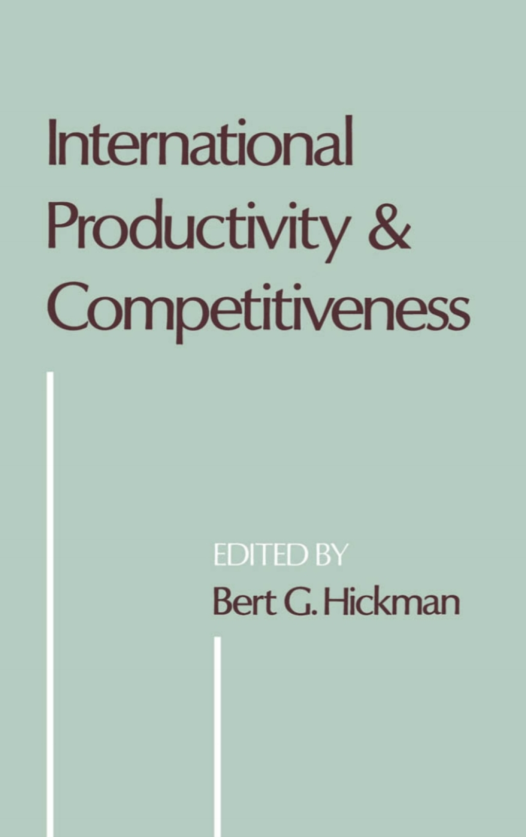 International Productivity and Competitiveness 1st Edition - (PDF/EPUB Version)