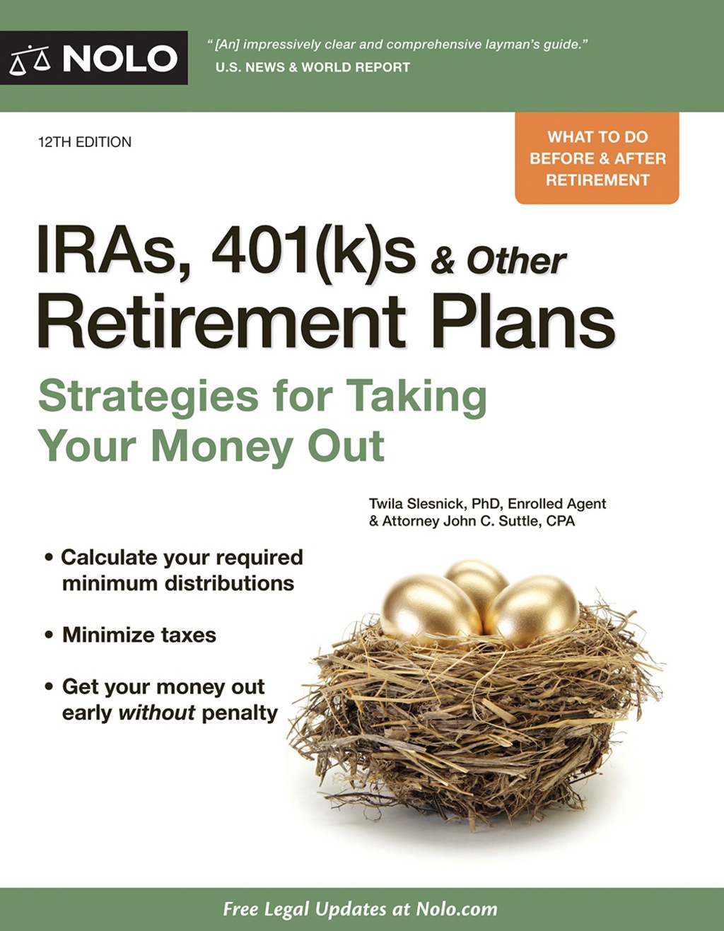 IRAs, 401(k)s & Other Retirement Plans: Strategies for Taking Your Money Out 12th Edition - (PDF/EPUB Version)