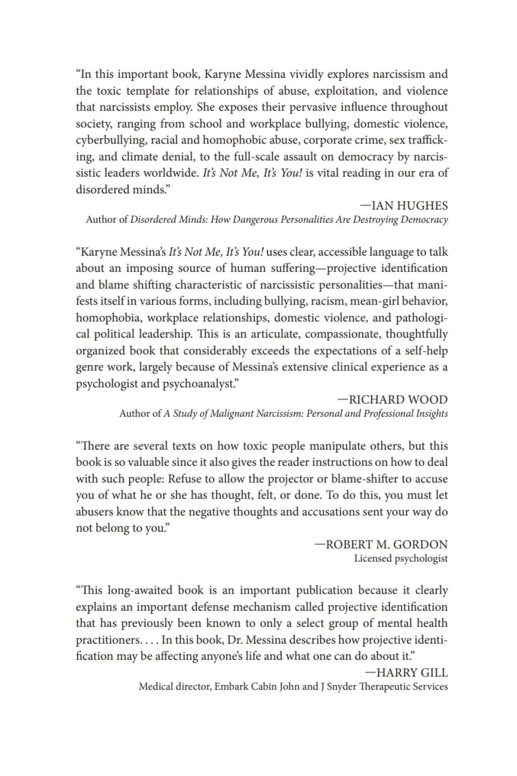 Itâ€™s Not Me, Itâ€™s You! How Narcissists Get What They Want and How to Stop Them - (PDF/EPUB Version)