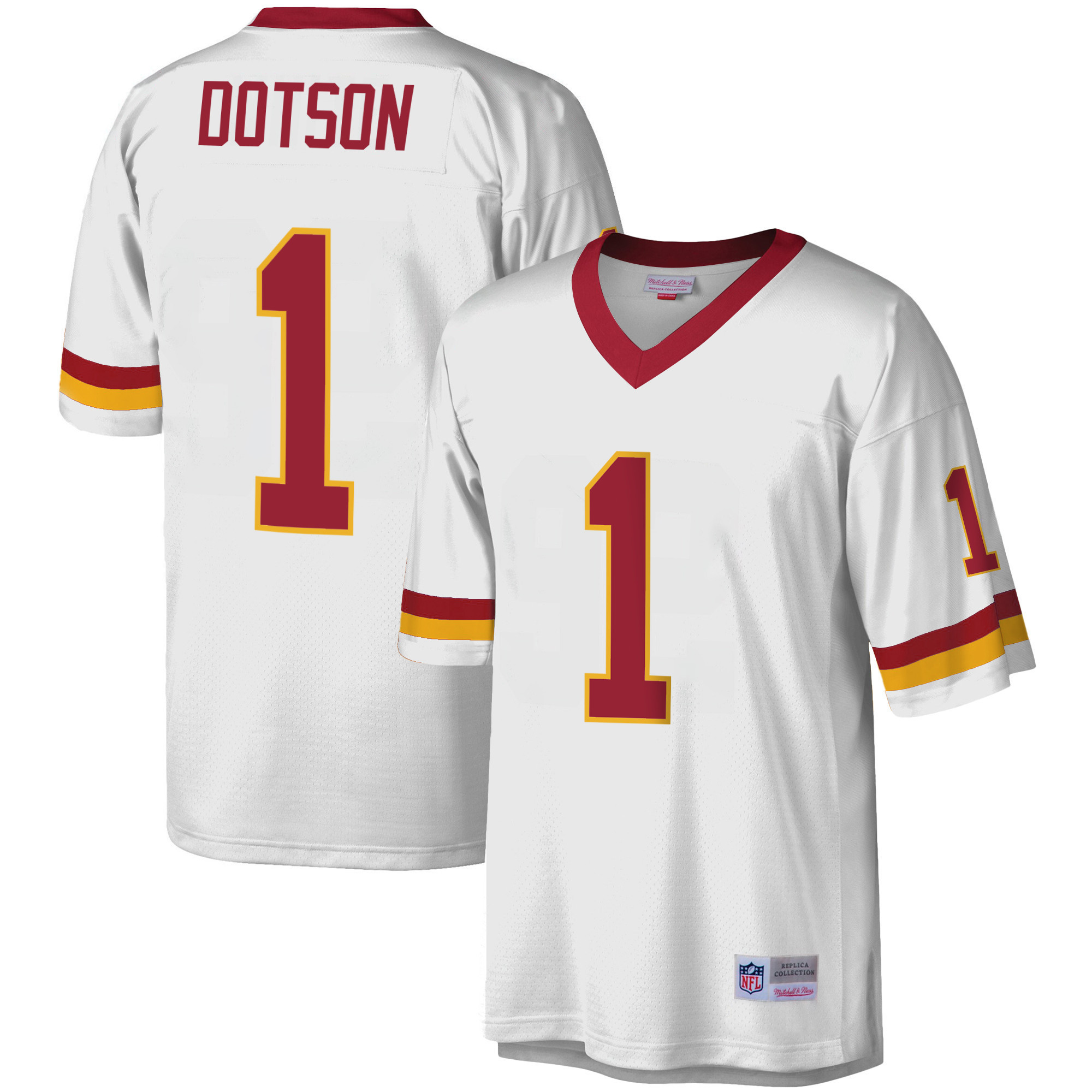 Jahan Dotson Men's Washington Commanders Big & Tall Legacy White Jersey - All Stitched